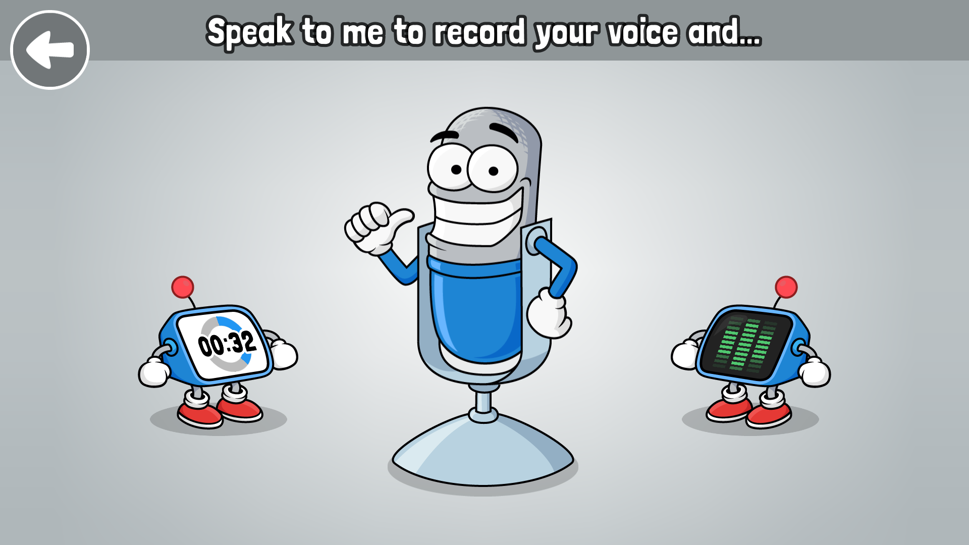 اسکرین شات 1 برنامه VoiceTooner - Voice changer