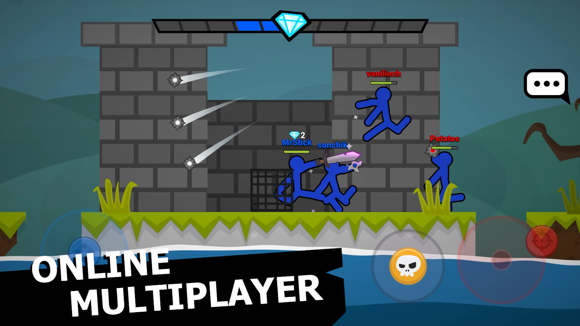 اسکرین شات 1 بازی Stick Game: Online Duelist