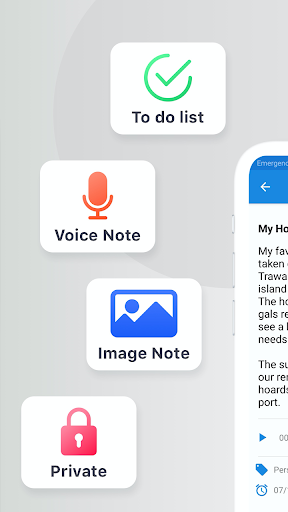 اسکرین شات 5 برنامه Notepad Pro - Notes, Todo List, Tasks & Reminders