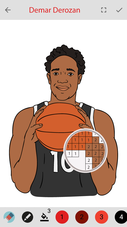 اسکرین شات 5 برنامه Pixel Art Basketball Sandbox