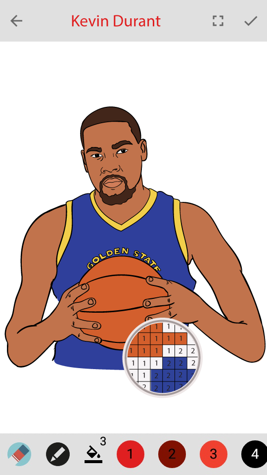 اسکرین شات 1 برنامه Pixel Art Basketball Sandbox