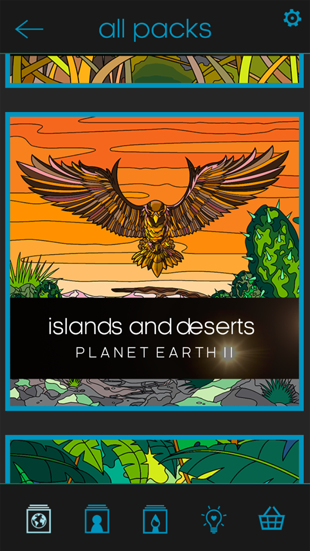 اسکرین شات 1 برنامه BBC Earth Colouring