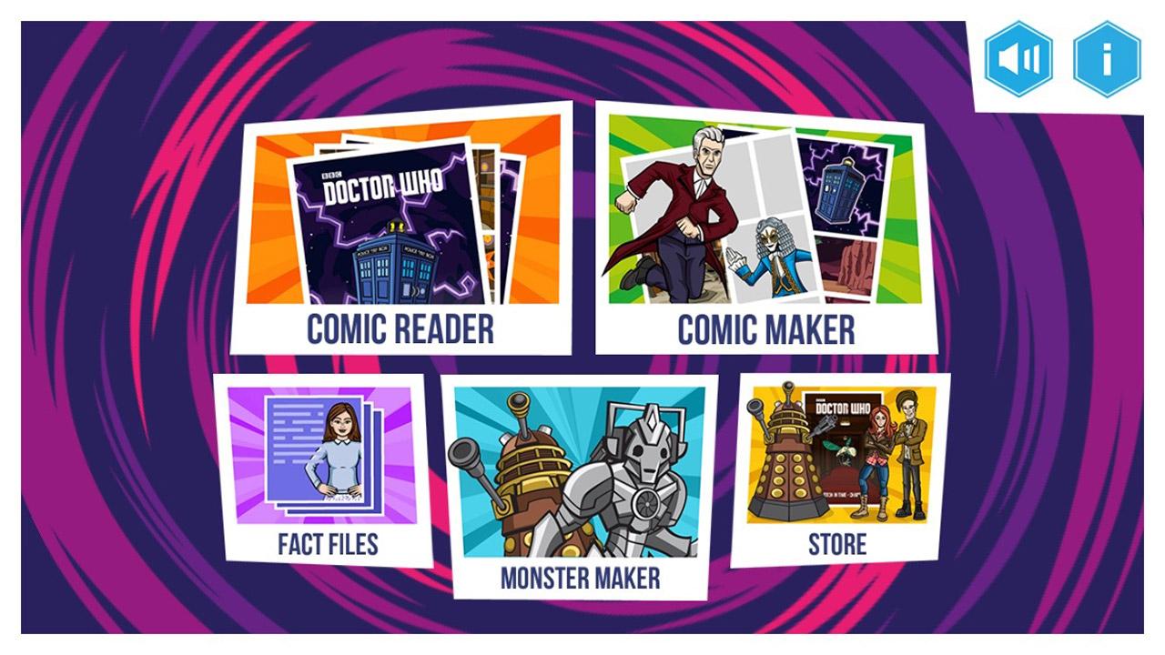 اسکرین شات 1 بازی Doctor Who: Comic Creator