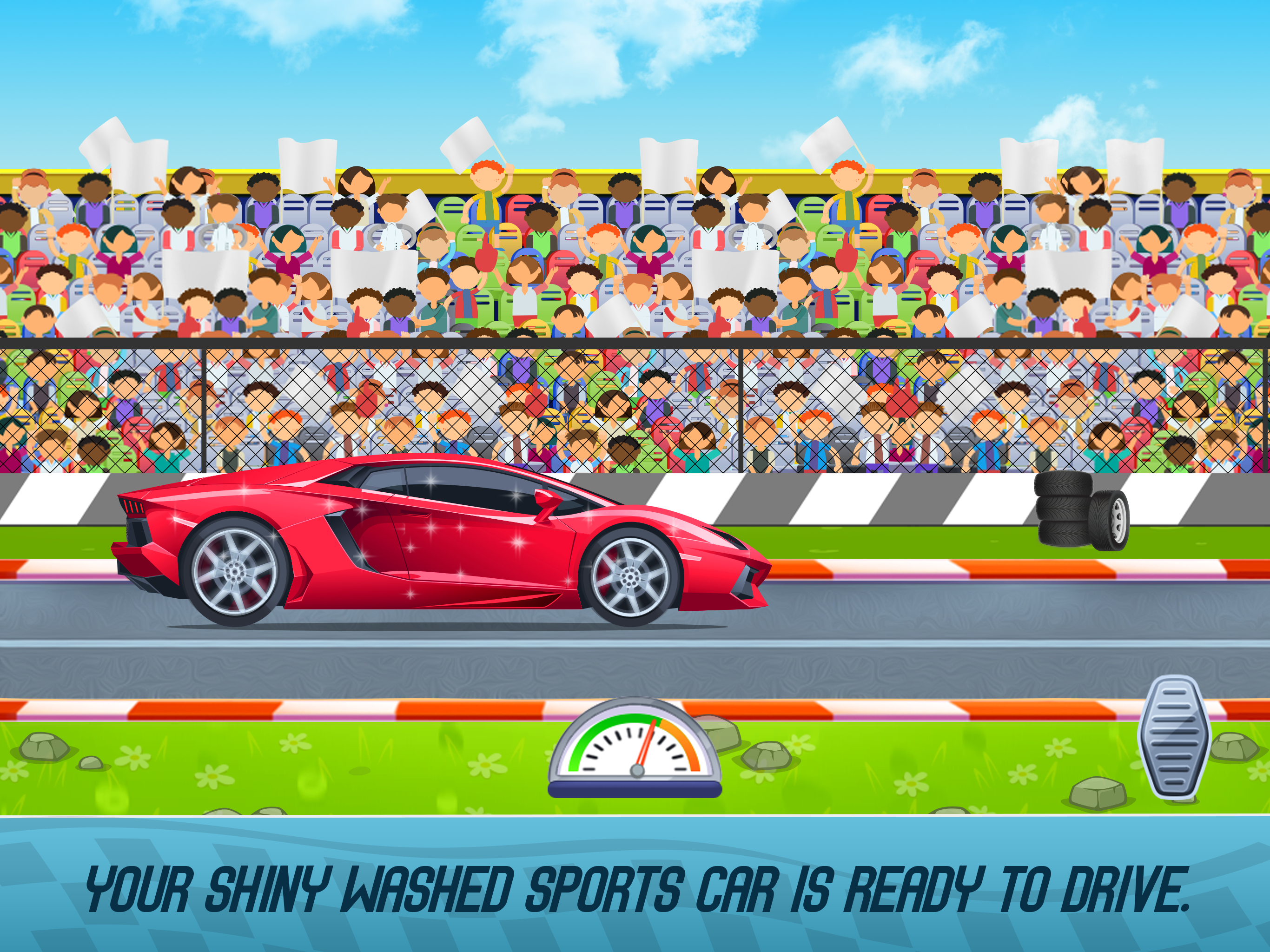 اسکرین شات 3 برنامه Kids Sports Car Wash Garage