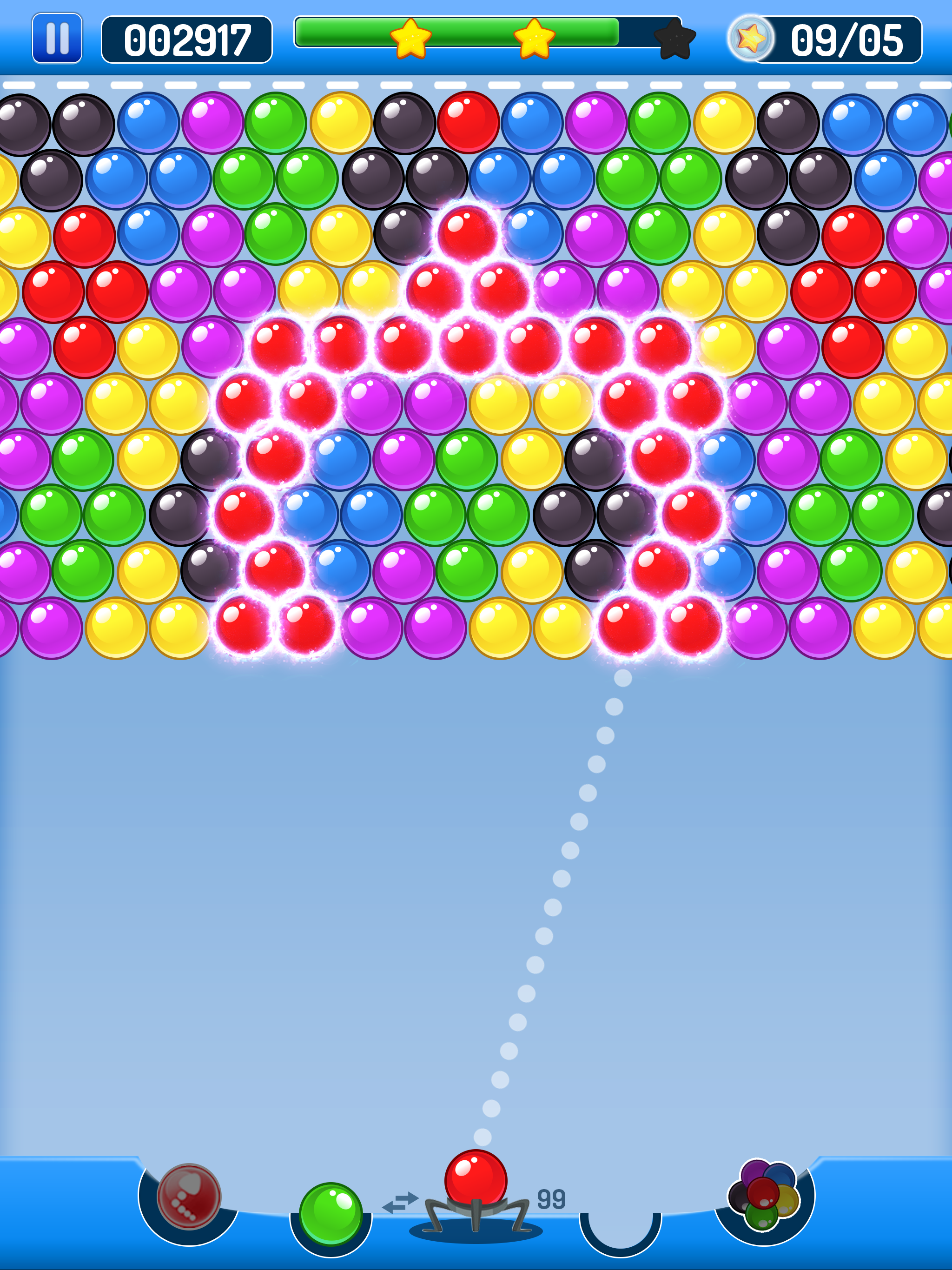 اسکرین شات 7 بازی Bubble Shooter Burst Star Game
