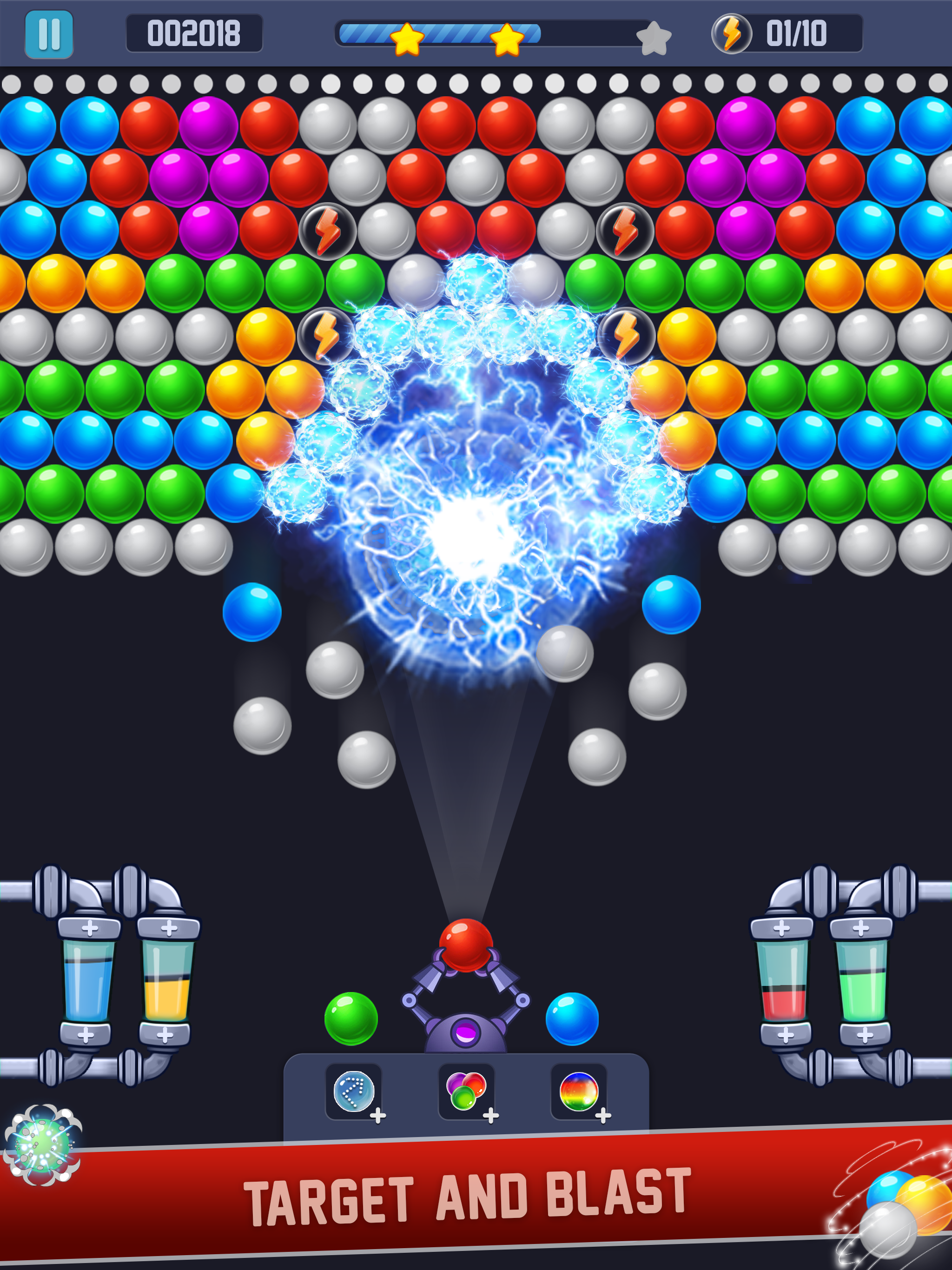 اسکرین شات 1 بازی Bubble Shooter Burst Star Game