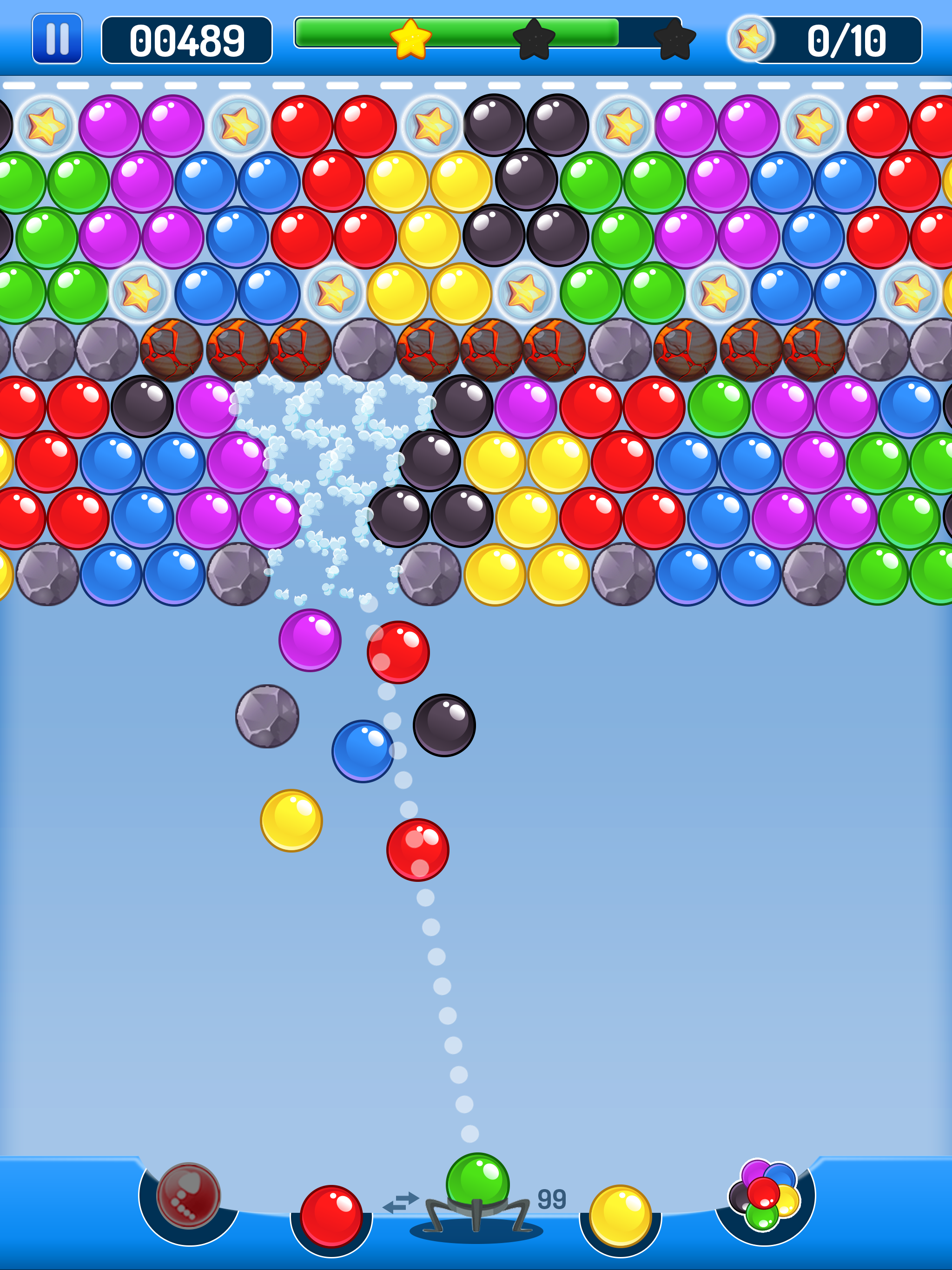 اسکرین شات 8 بازی Bubble Shooter Burst Star Game