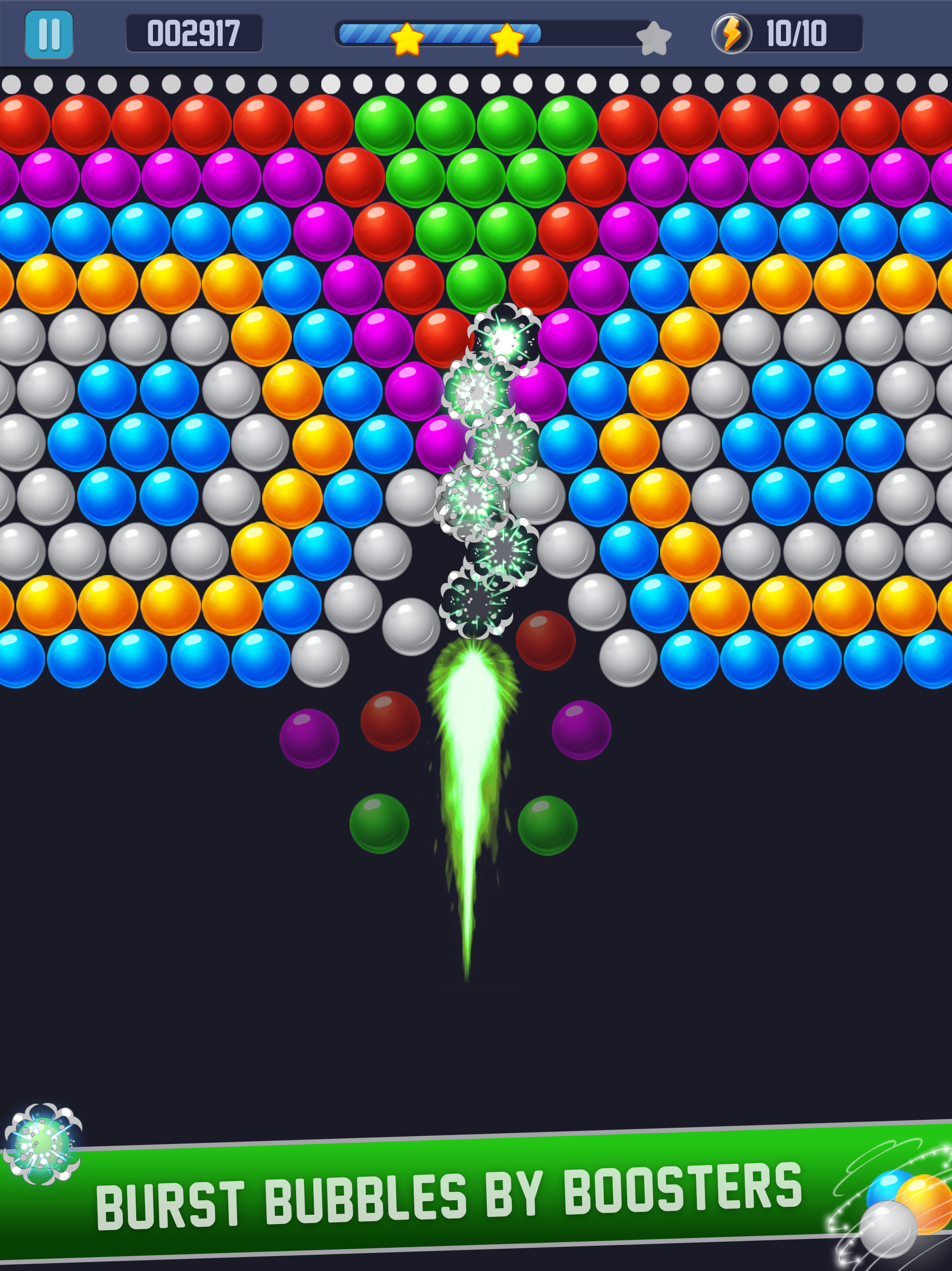 اسکرین شات 6 بازی Bubble Shooter Burst Star Game