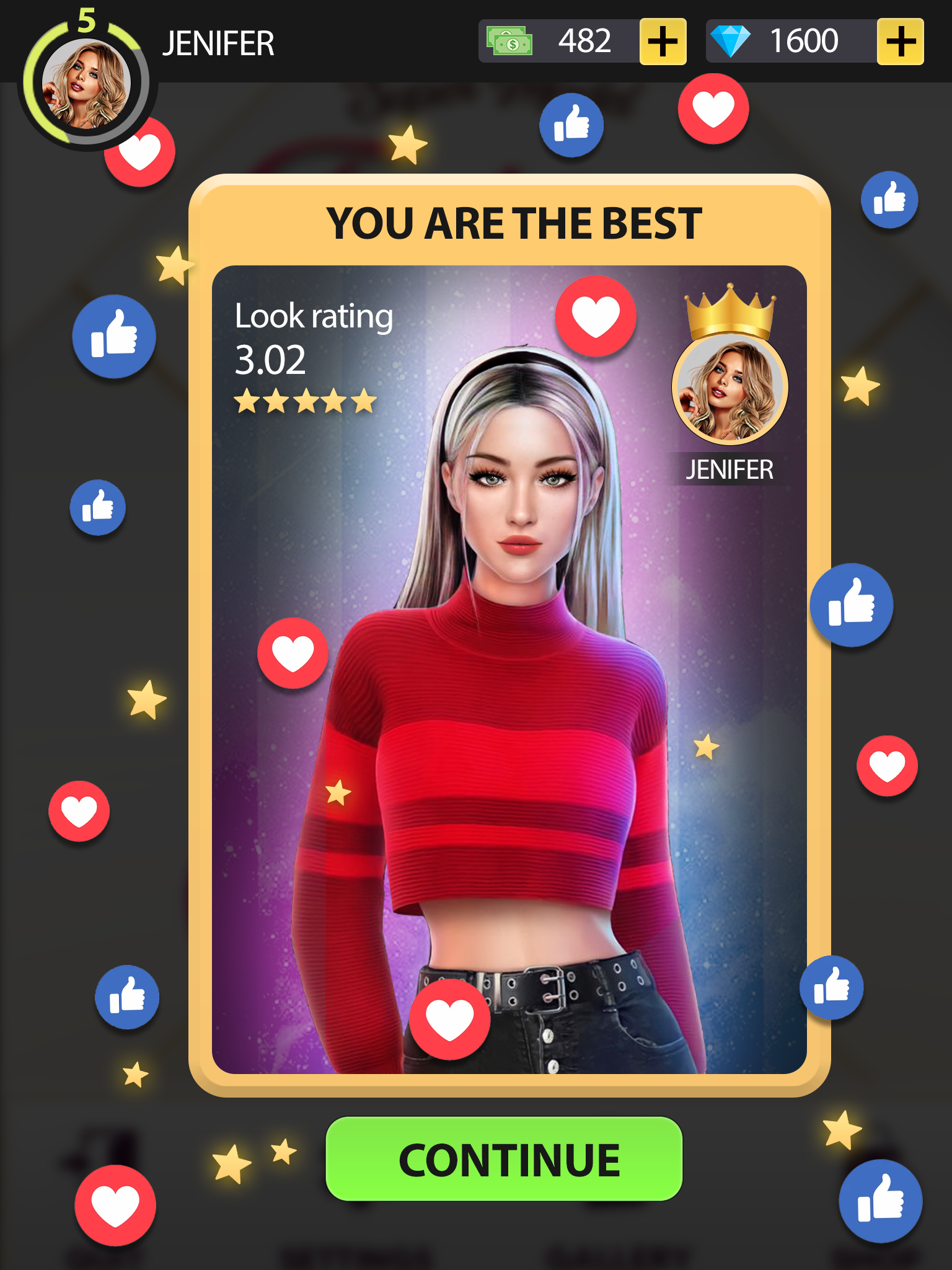 اسکرین شات 3 بازی Fashion Game: Dressup & Makeup
