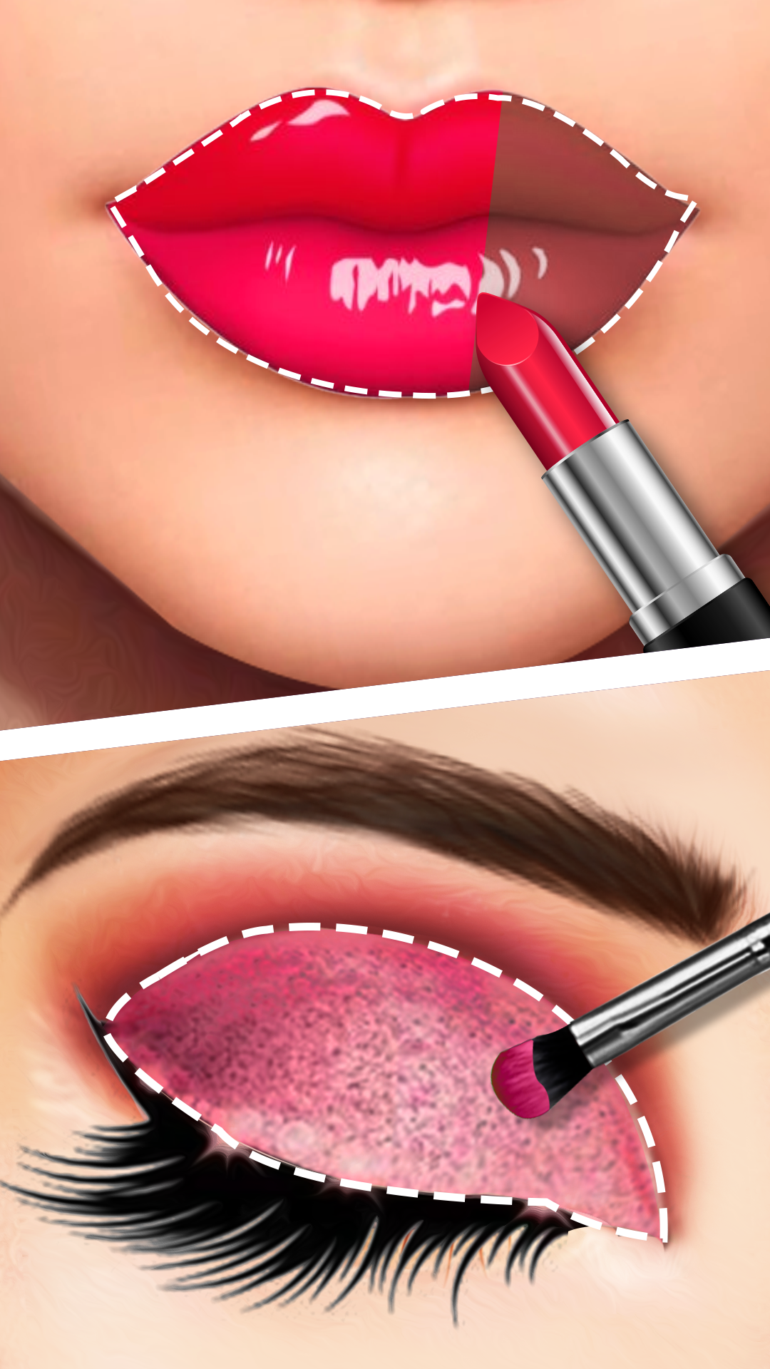 اسکرین شات 2 بازی Fashion Game: Dressup & Makeup