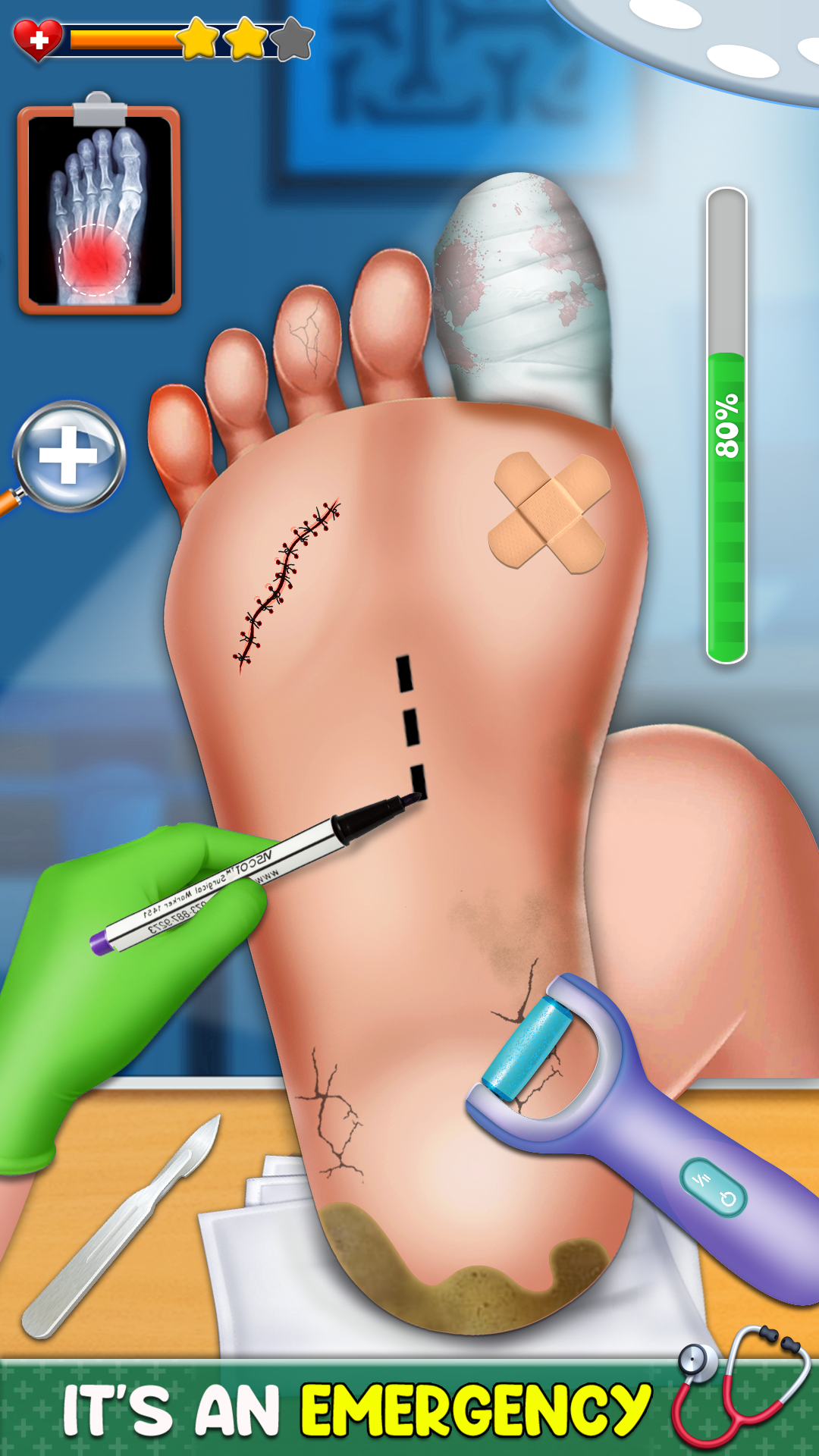 اسکرین شات 2 بازی Foot Care: Offline Doctor Game