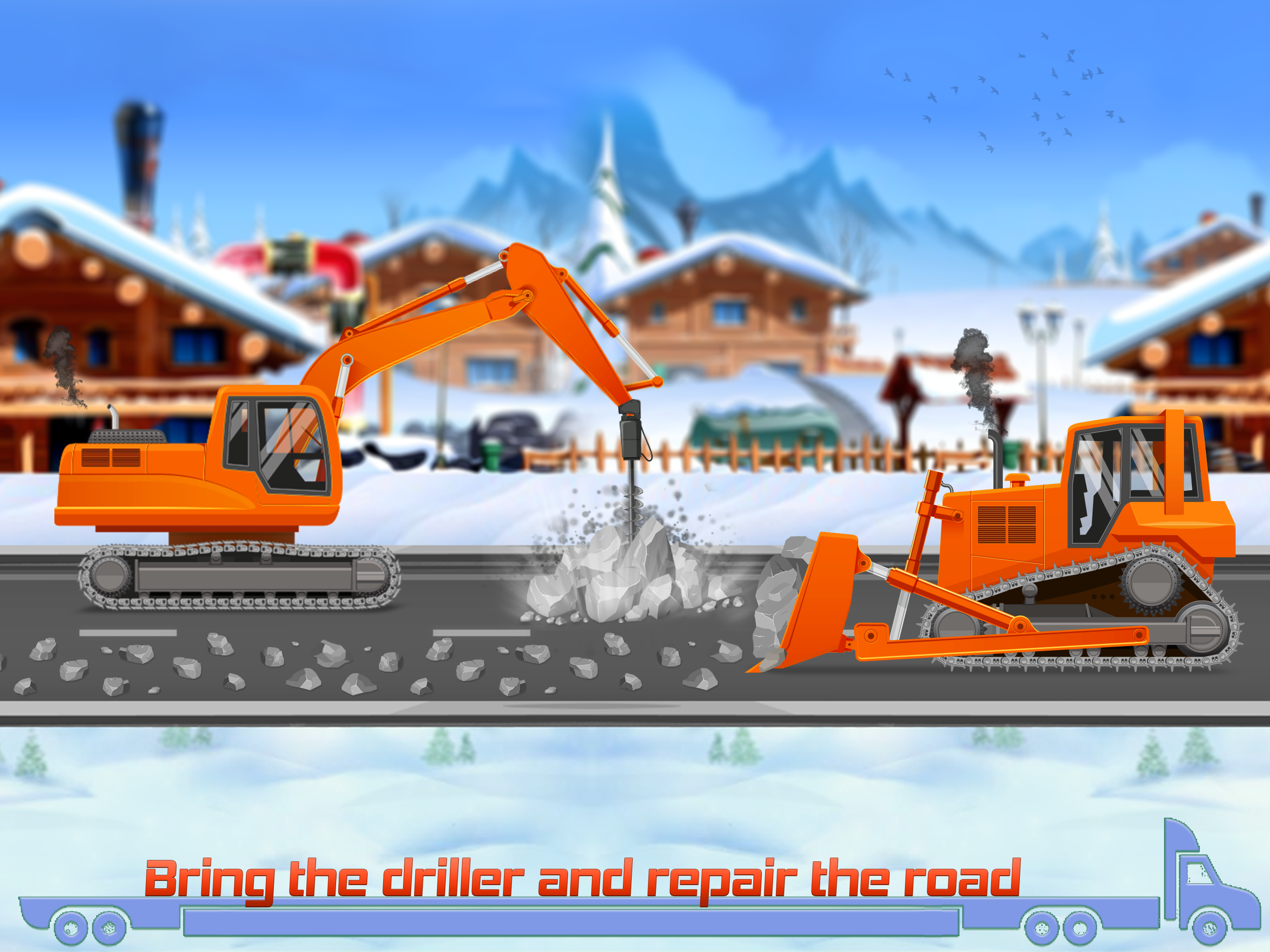 اسکرین شات 7 برنامه Kids Truck Game Road Adventure