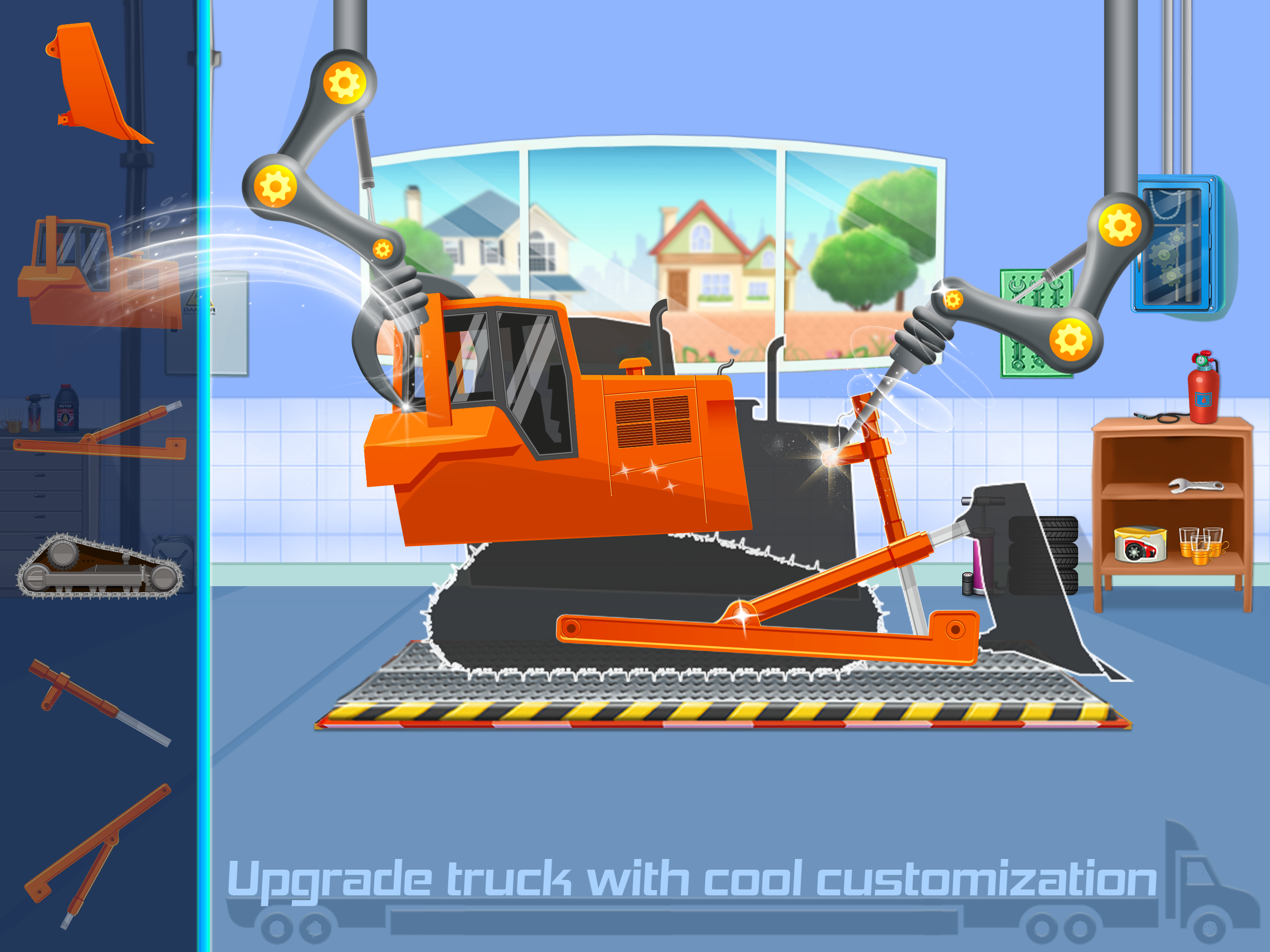 اسکرین شات 1 برنامه Kids Truck Game Road Adventure