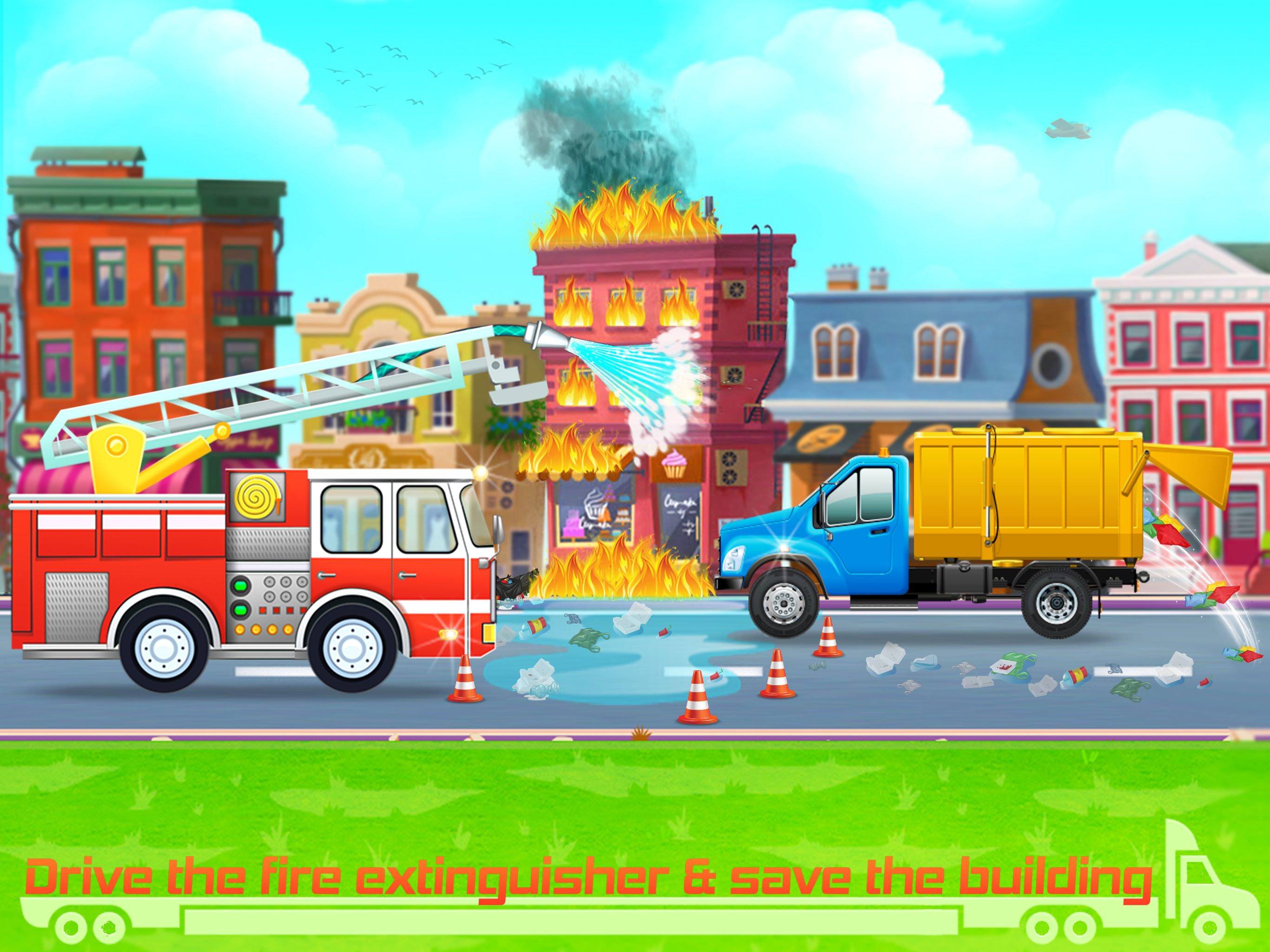 اسکرین شات 5 برنامه Kids Truck Game Road Adventure