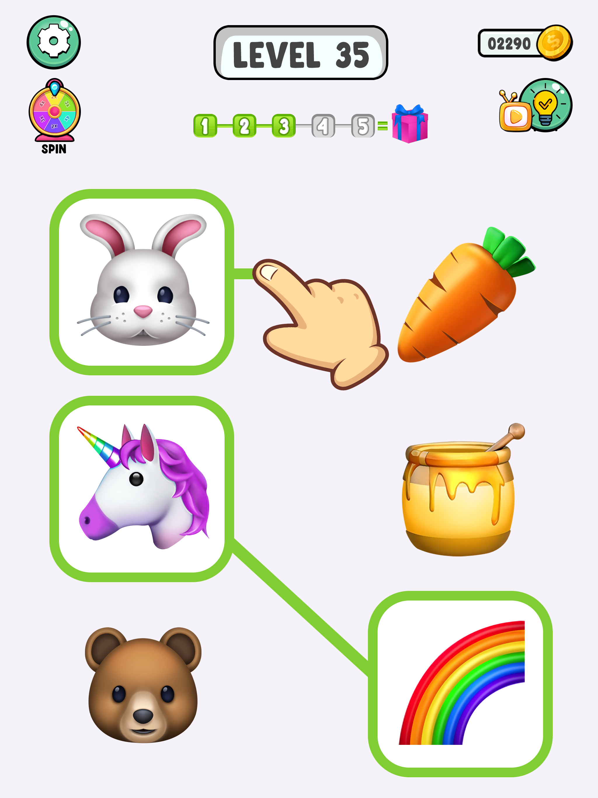 اسکرین شات 2 بازی Emoji Match Emoji Puzzle Game