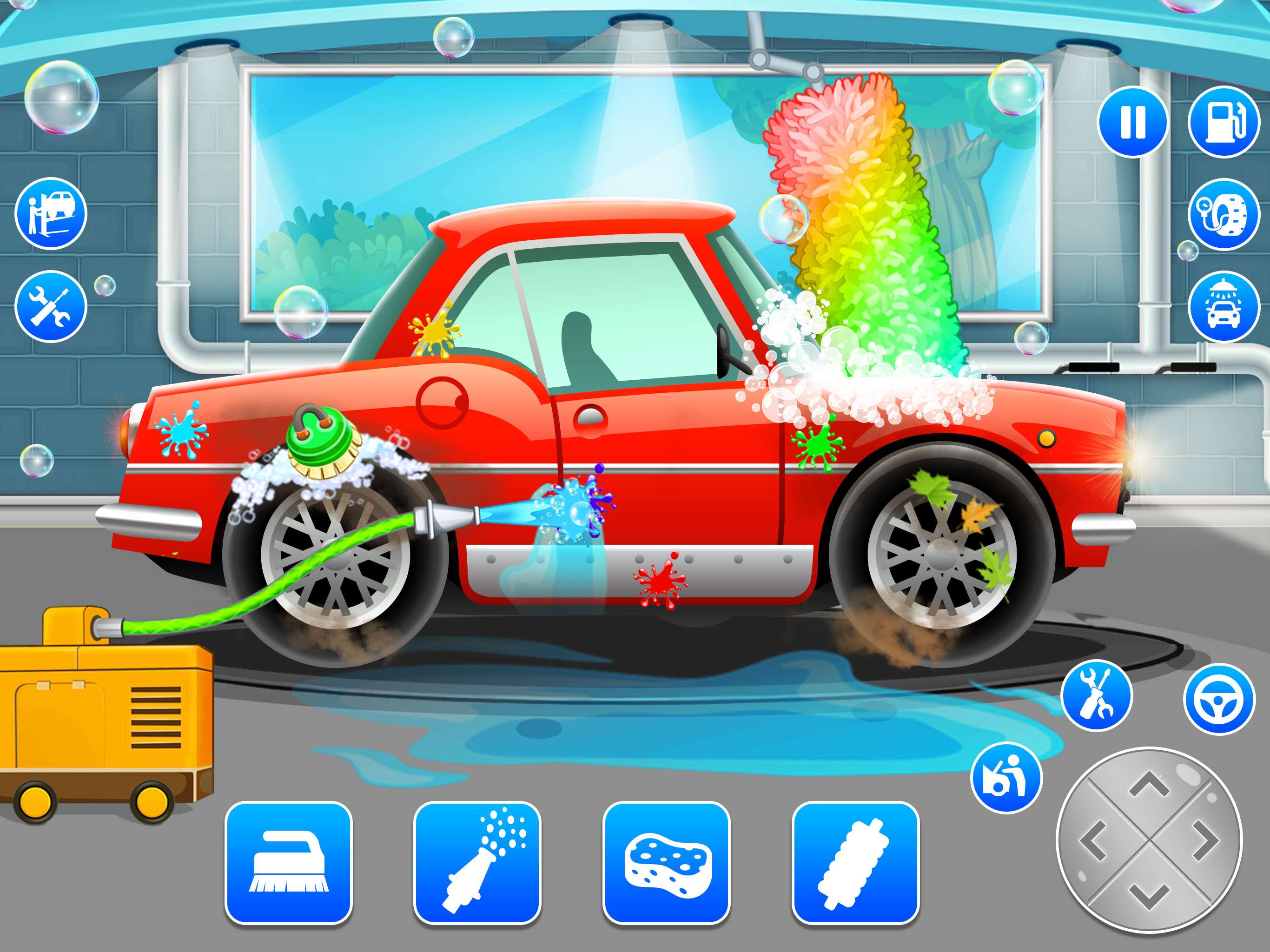 اسکرین شات 6 برنامه Car Wash Games Car Washing
