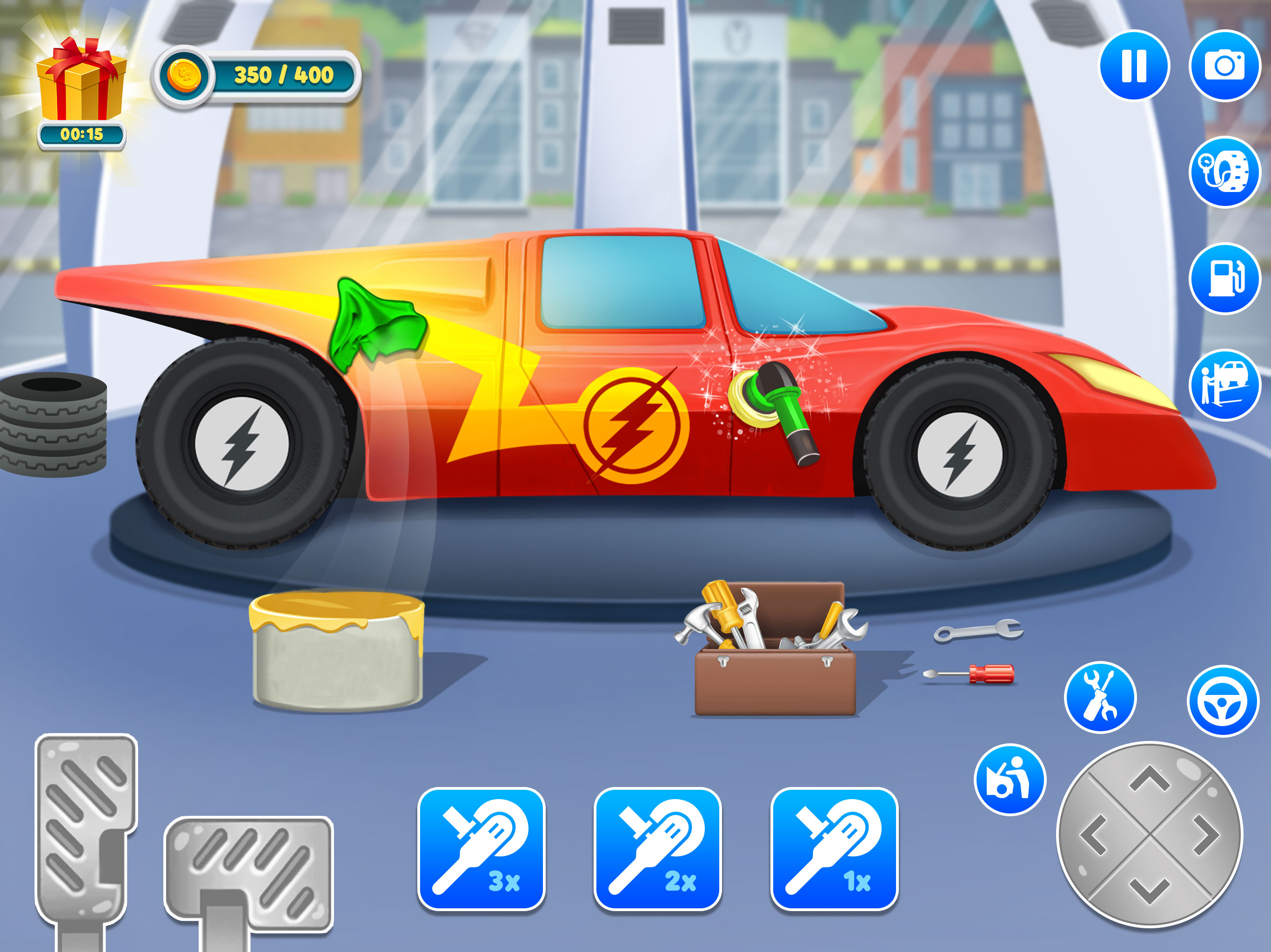 اسکرین شات 3 برنامه Car Wash Games Car Washing