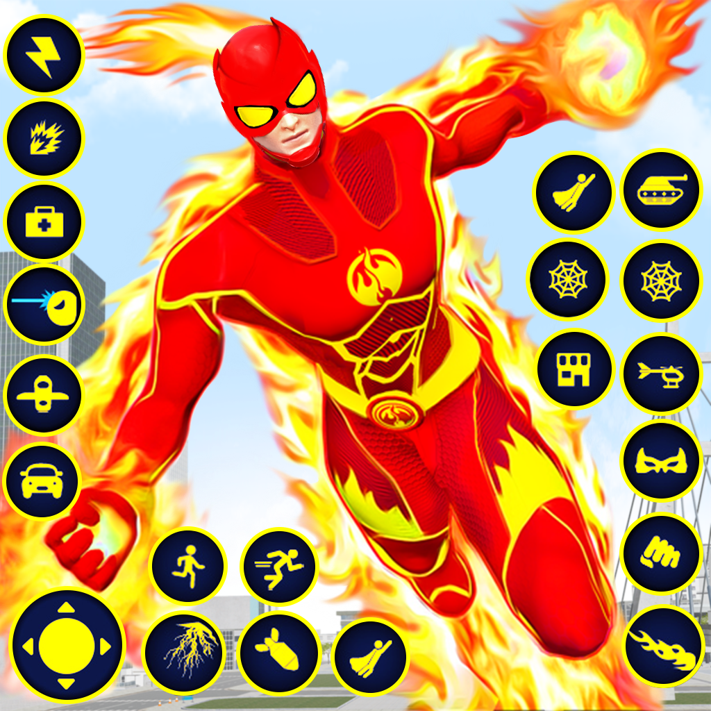 اسکرین شات 1 برنامه Fire Hero Robot Rescue Mission