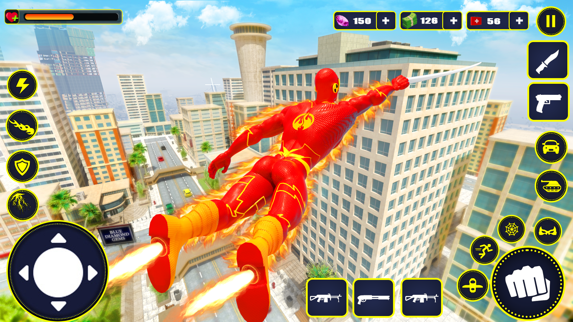 اسکرین شات 4 برنامه Fire Hero Robot Rescue Mission