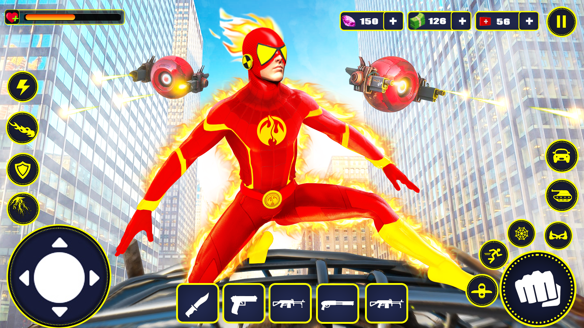 اسکرین شات 6 برنامه Fire Hero Robot Rescue Mission