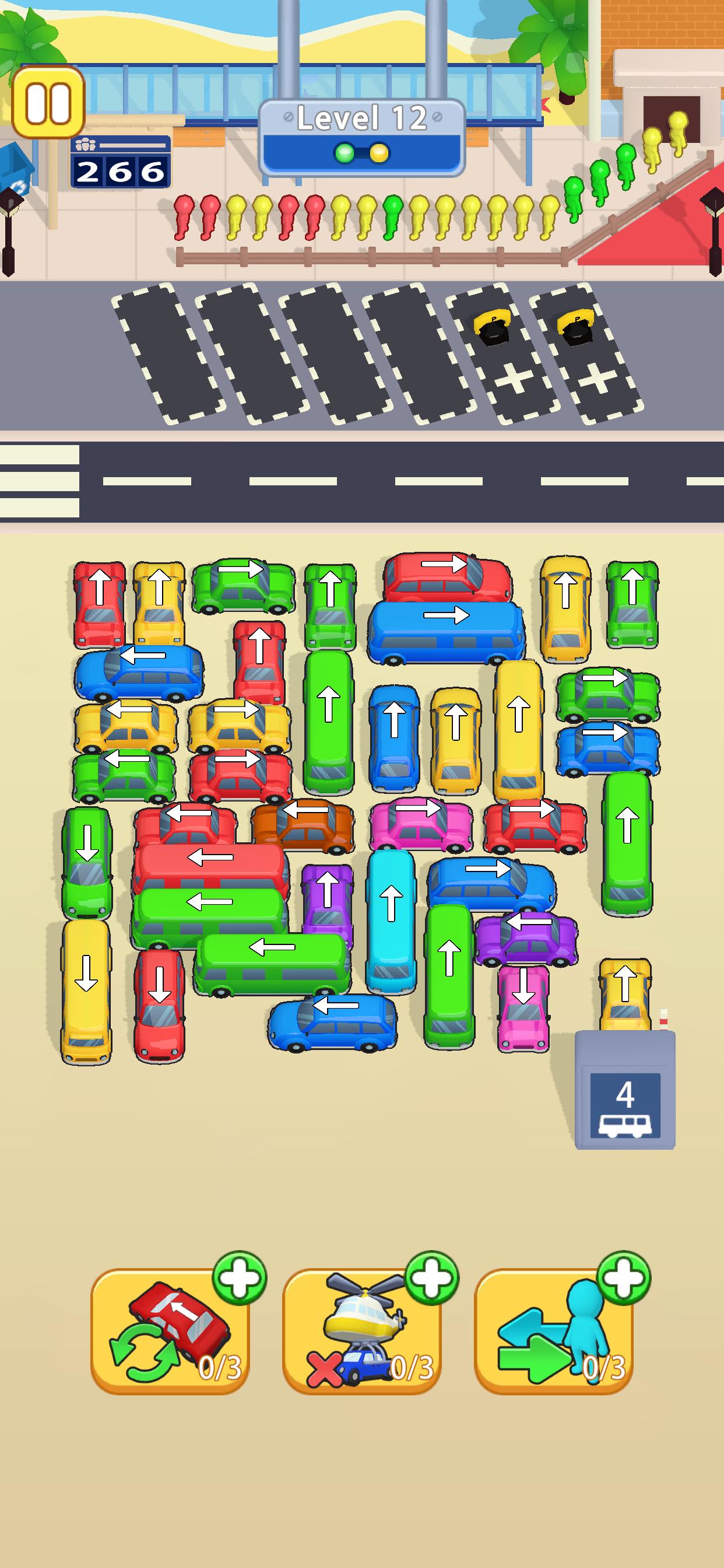 اسکرین شات 1 بازی Bus Jam 3D - Color Match Game