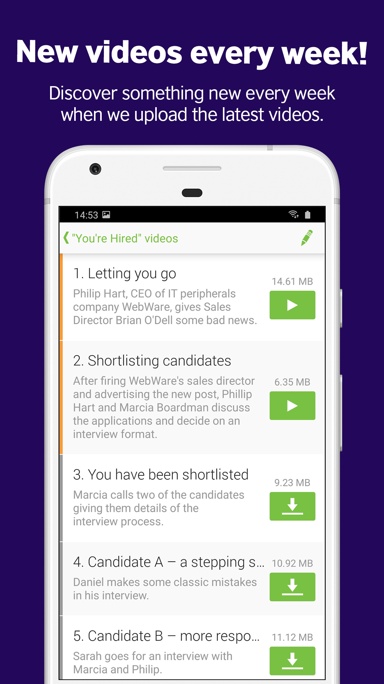 اسکرین شات 2 برنامه LearnEnglish Videos