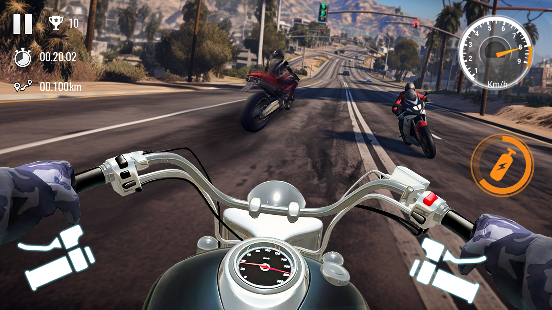 اسکرین شات 2 بازی Traffic Bike Driving Simulator