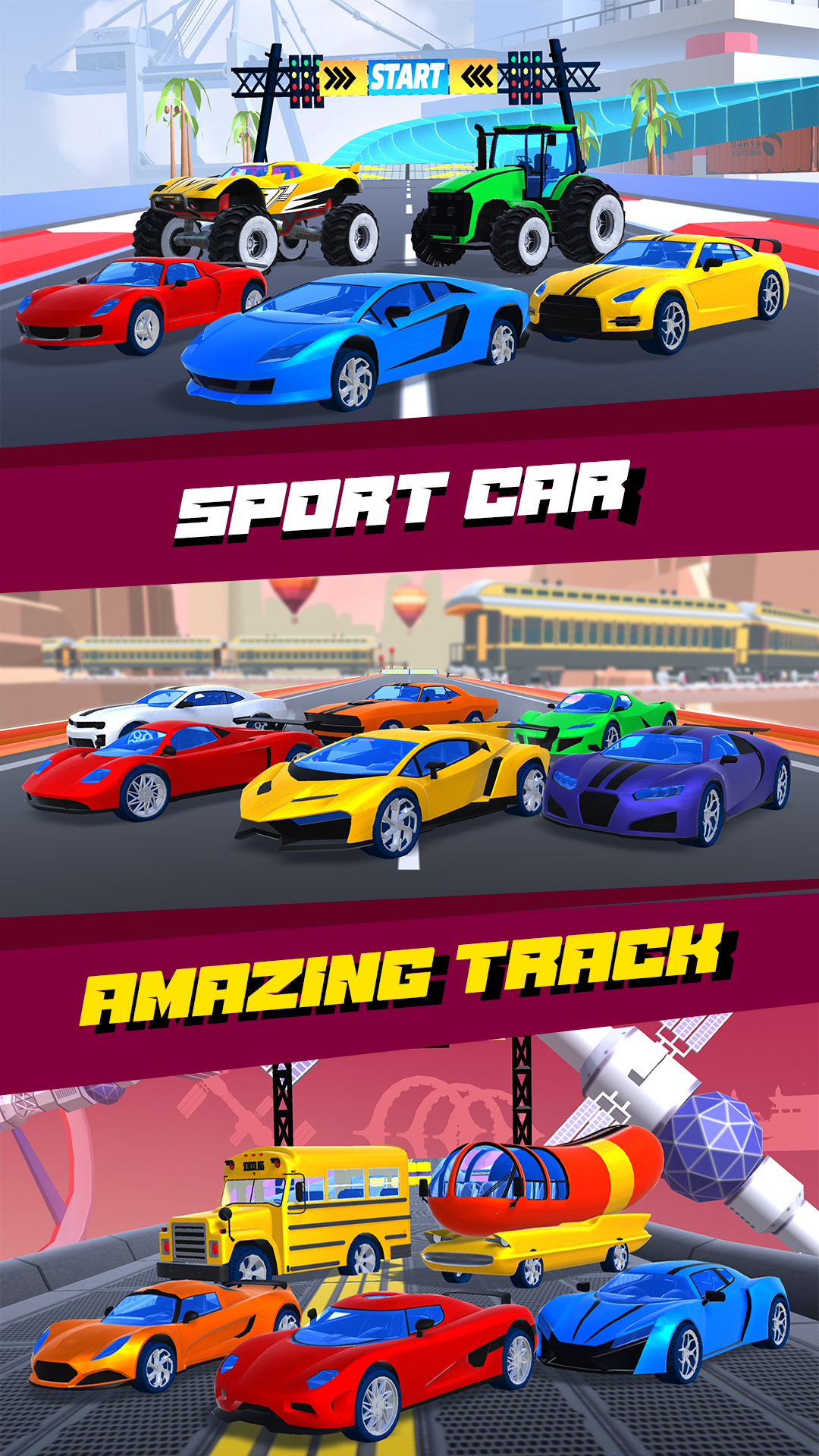 اسکرین شات 3 بازی Car Race 3D - Racing Master