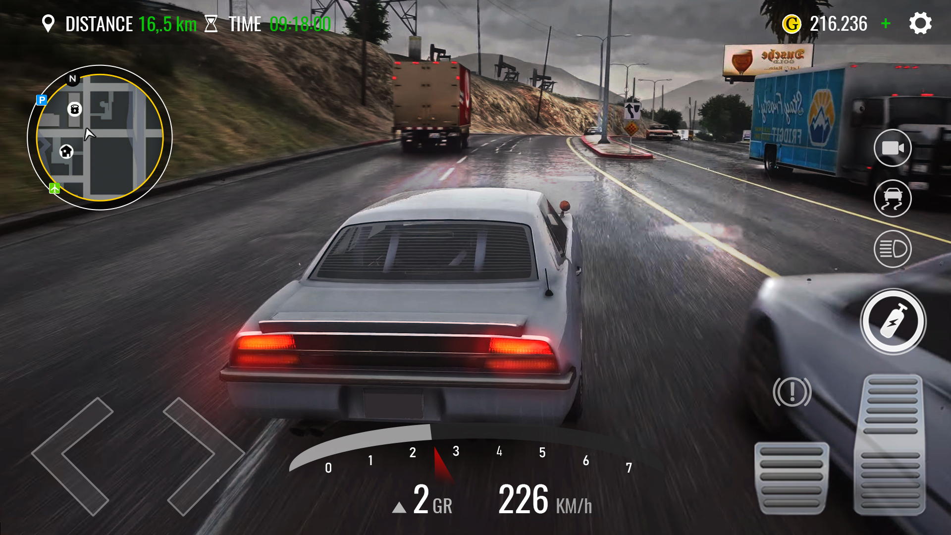 اسکرین شات 3 بازی Traffic Driving Car Simulator