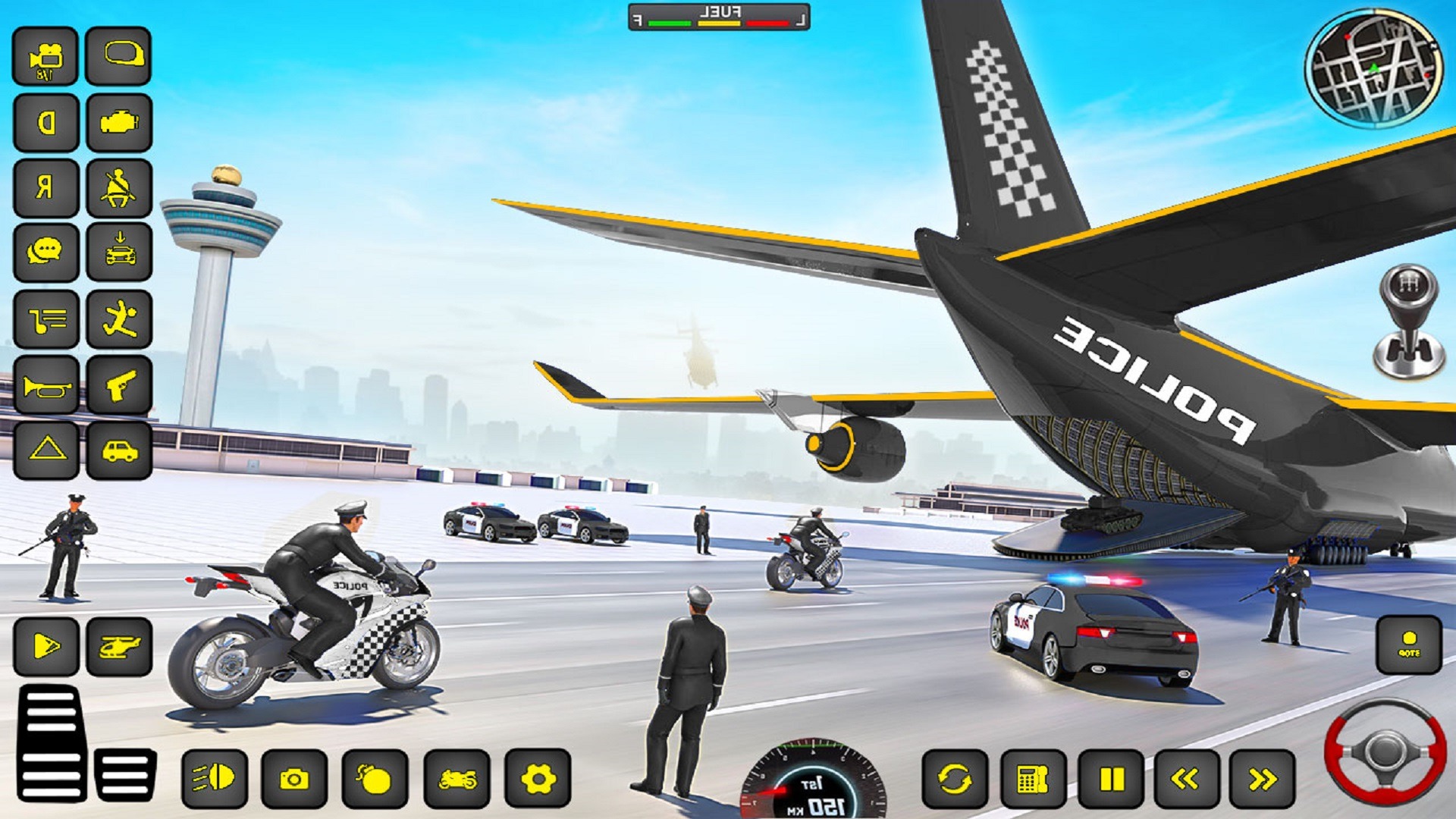اسکرین شات 3 برنامه Police Truck Transport Game