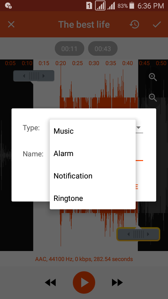 اسکرین شات 6 برنامه Audio Converter (MP3 AAC OPUS)