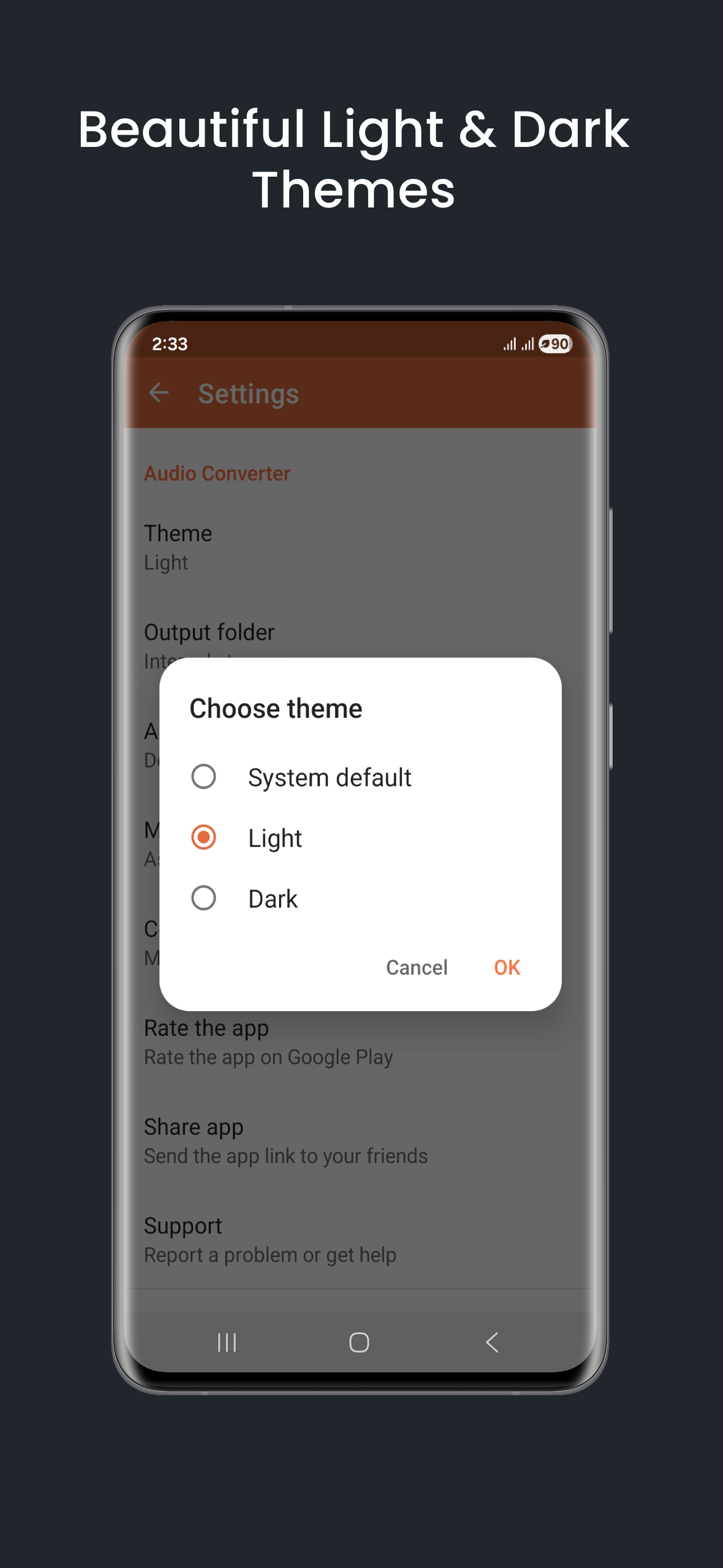 اسکرین شات 8 برنامه Audio Converter (MP3 AAC OPUS)