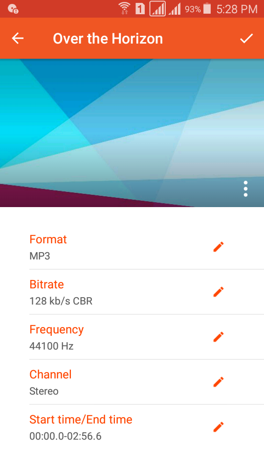 اسکرین شات 1 برنامه Audio Converter (MP3 AAC OPUS)