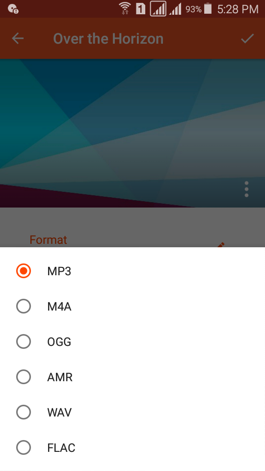 اسکرین شات 2 برنامه Audio Converter (MP3 AAC OPUS)