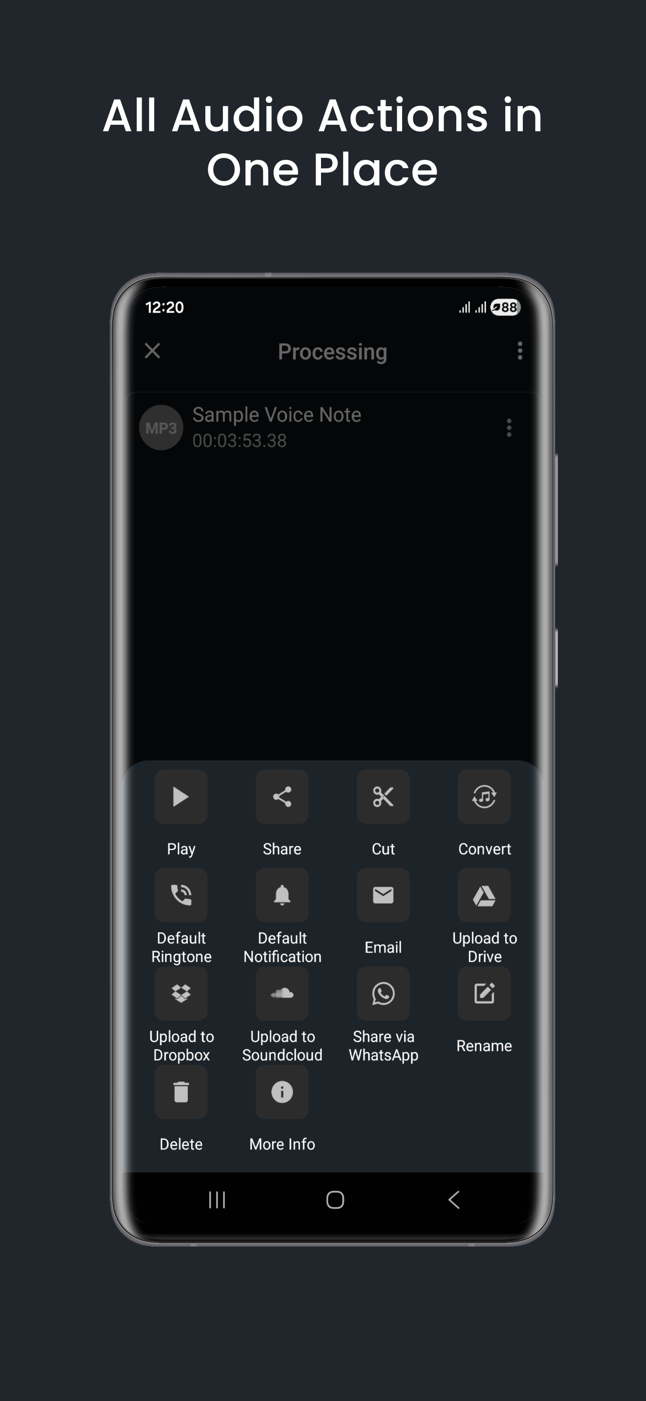 اسکرین شات 8 برنامه MP3 Cutter & Ringtone Maker