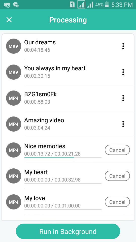 اسکرین شات 8 برنامه Video Compressor-Video to MP4