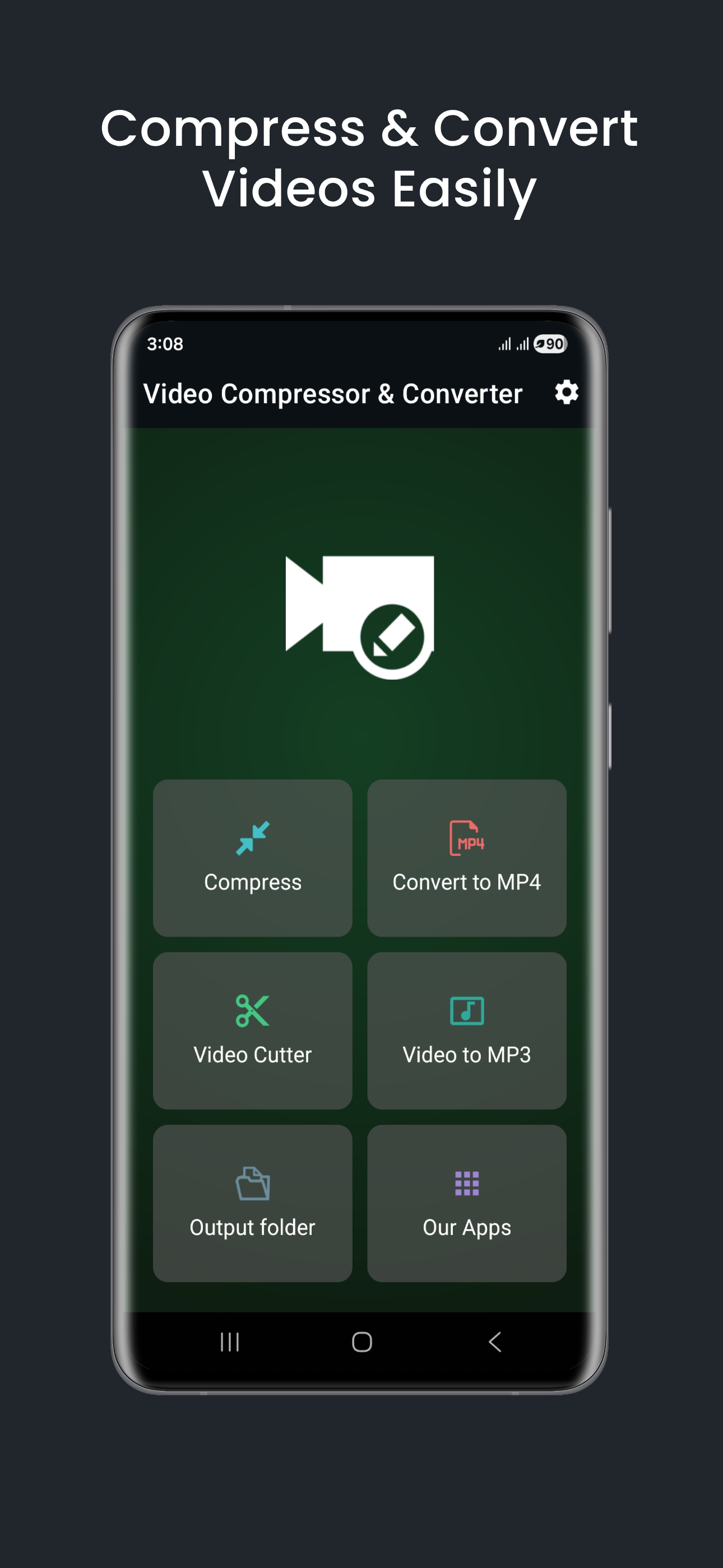 اسکرین شات 1 برنامه Video Compressor & Converter