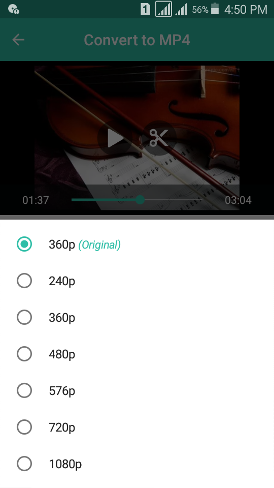 اسکرین شات 4 برنامه Video Compressor-Video to MP4