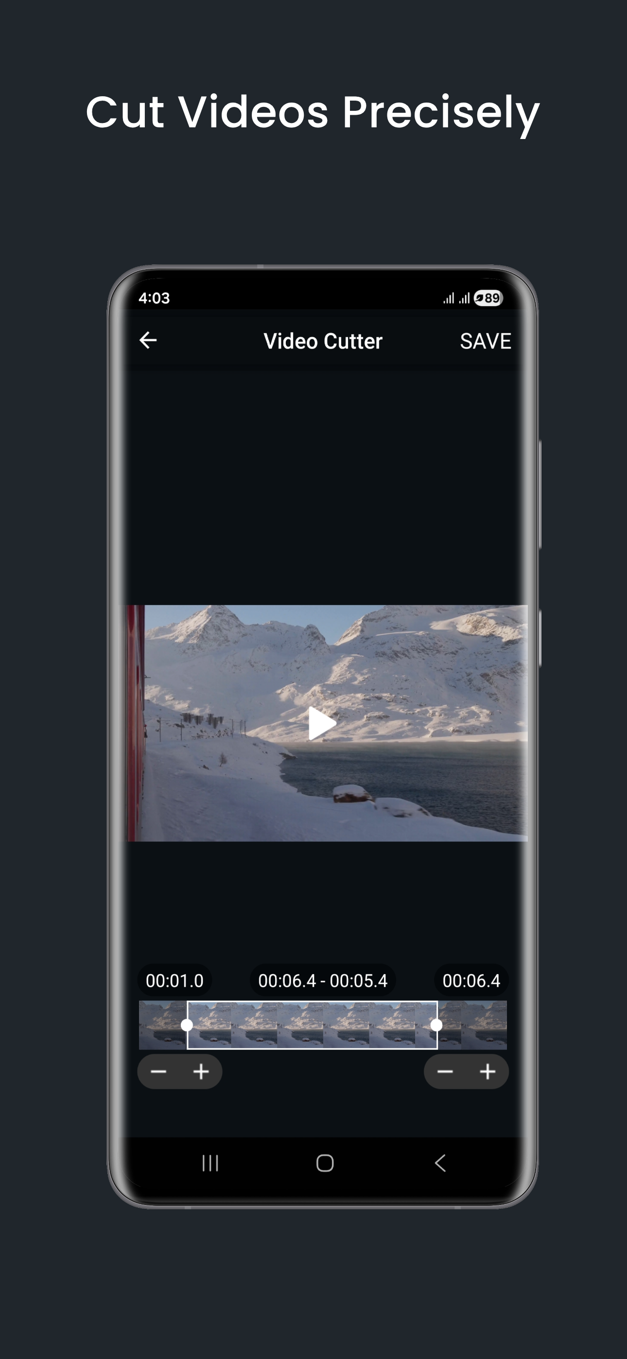 اسکرین شات 3 برنامه Video to Audio Converter