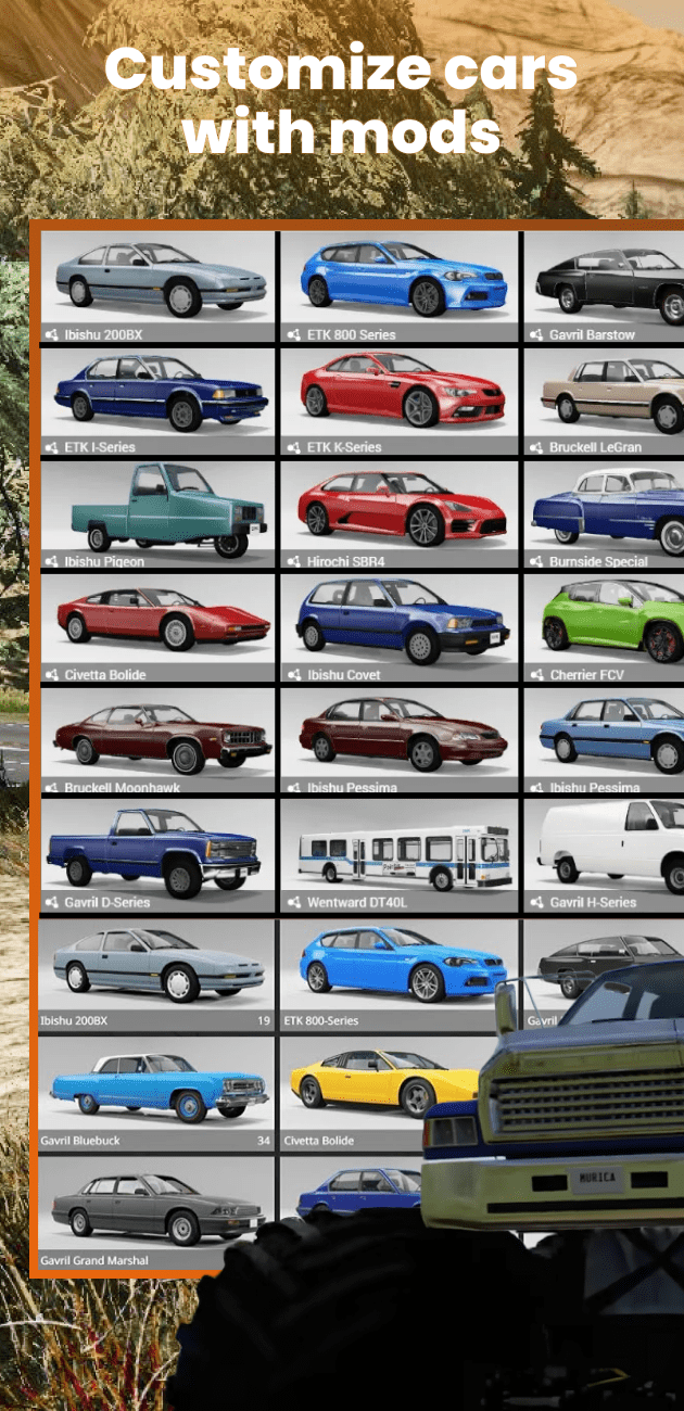 اسکرین شات 2 برنامه Mods & Maps for BeamNG Drive