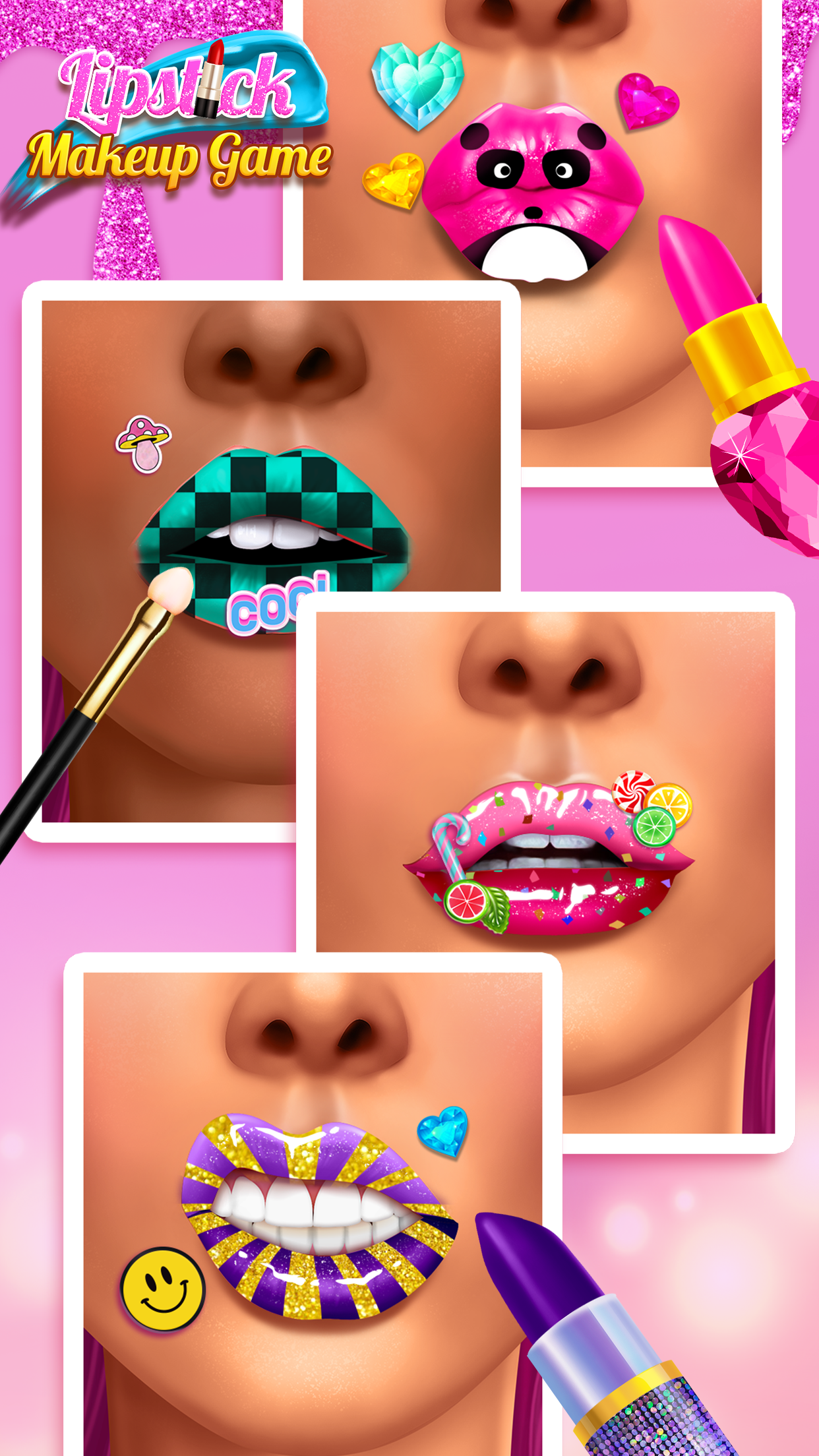 اسکرین شات 5 بازی Lip Art - Lipstick Makeup ASMR