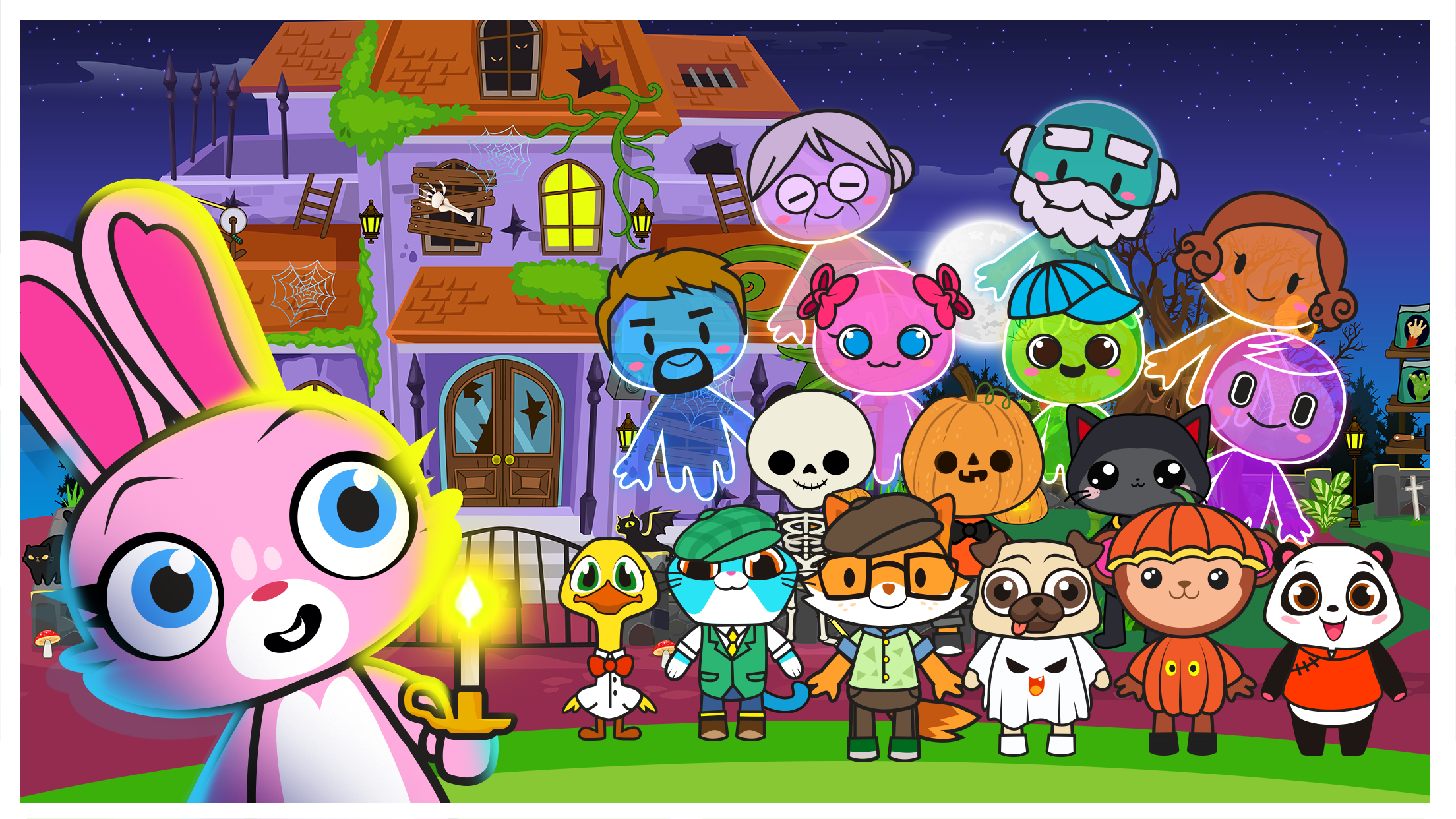 اسکرین شات 1 برنامه Main Street Pets Haunted House