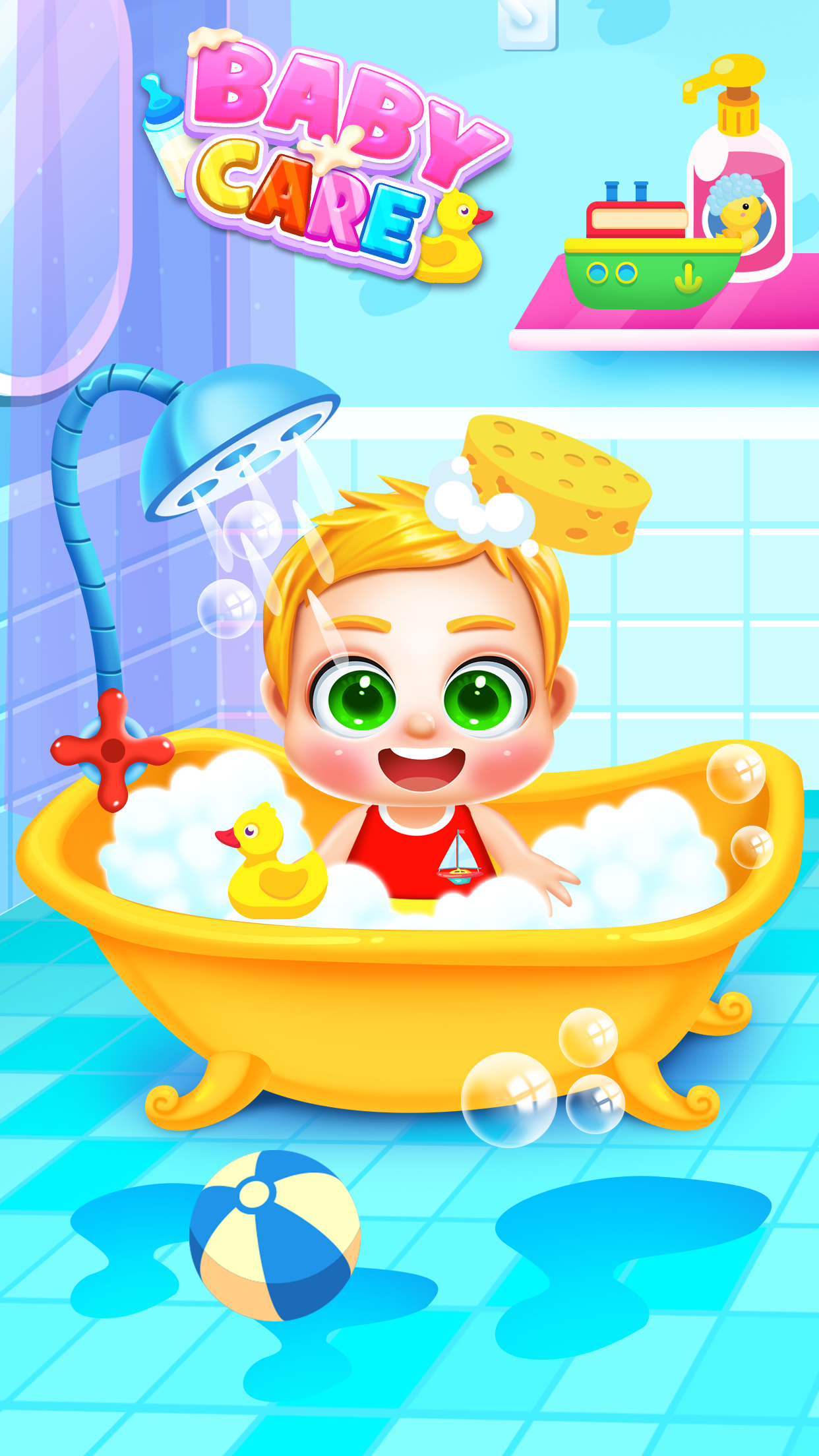 اسکرین شات 5 برنامه My Baby Care Newborn Games