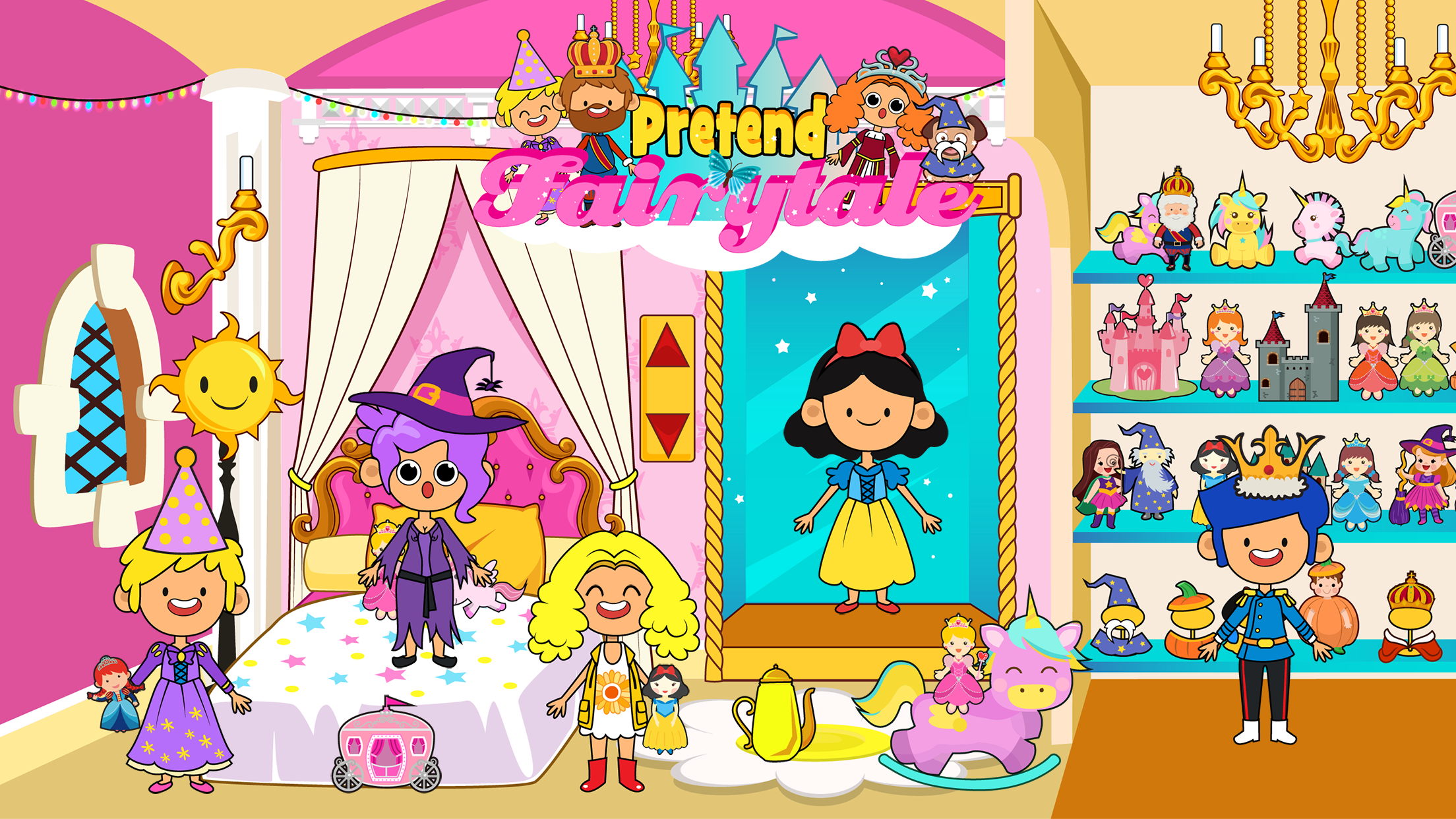 اسکرین شات 4 بازی My Pretend Fairytale Land