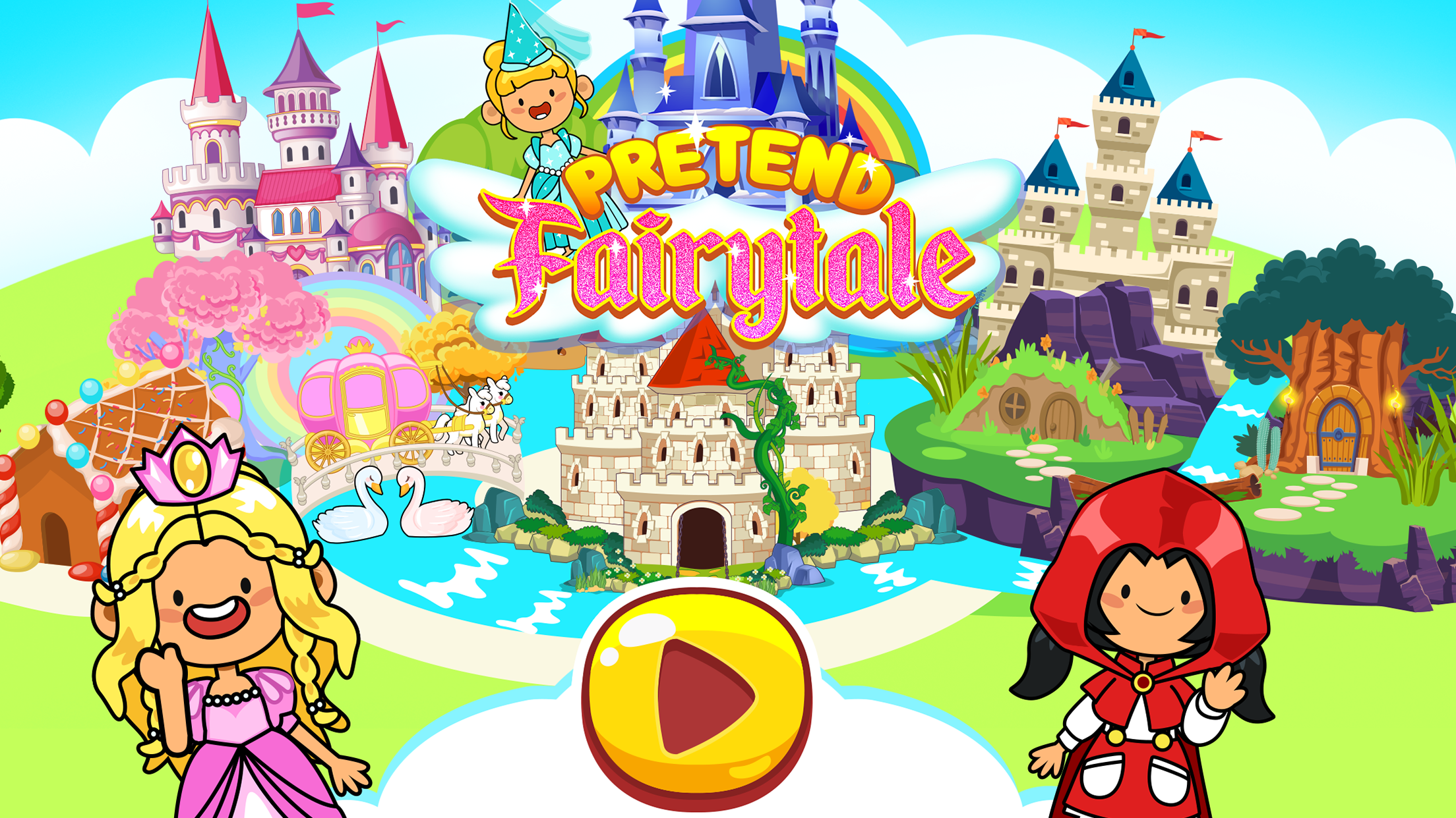اسکرین شات 1 بازی My Pretend Fairytale Land