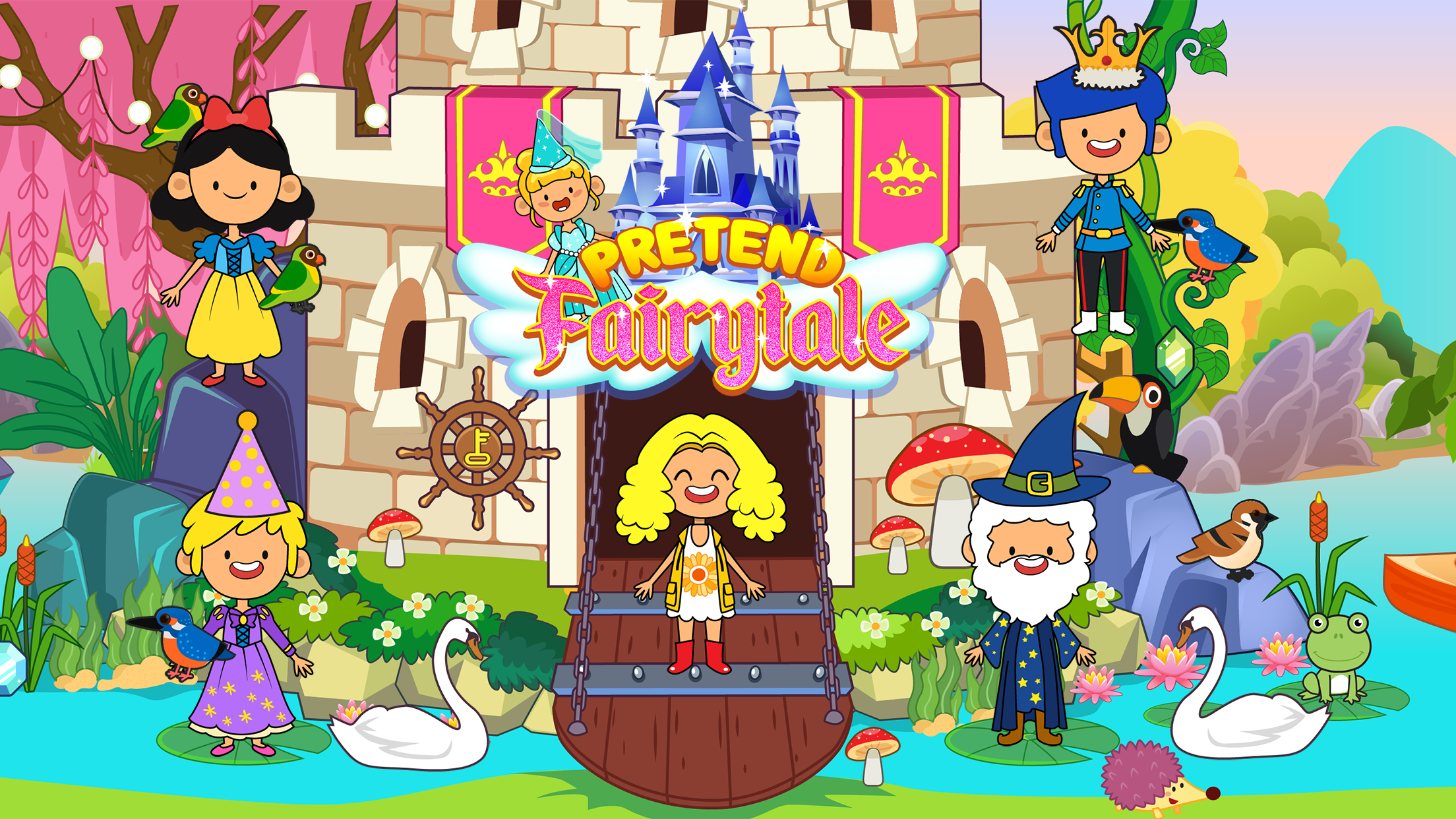 اسکرین شات 3 بازی My Pretend Fairytale Land