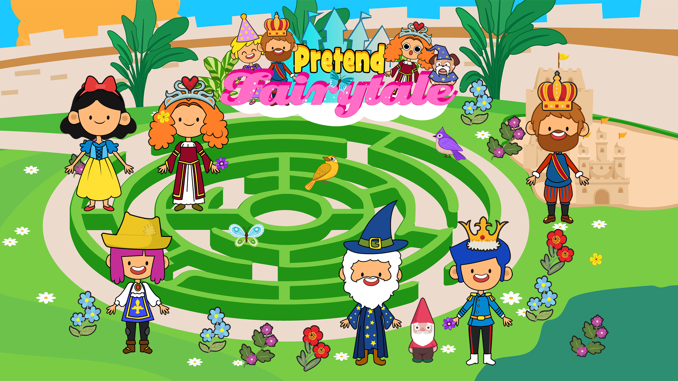 اسکرین شات 6 بازی My Pretend Fairytale Land