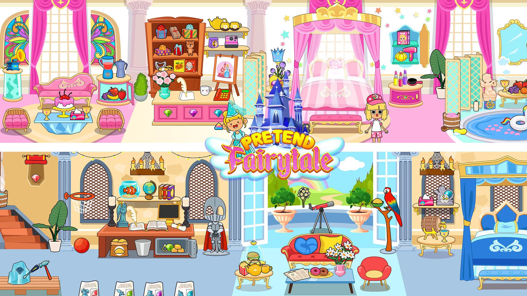 اسکرین شات 8 بازی My Pretend Fairytale Land