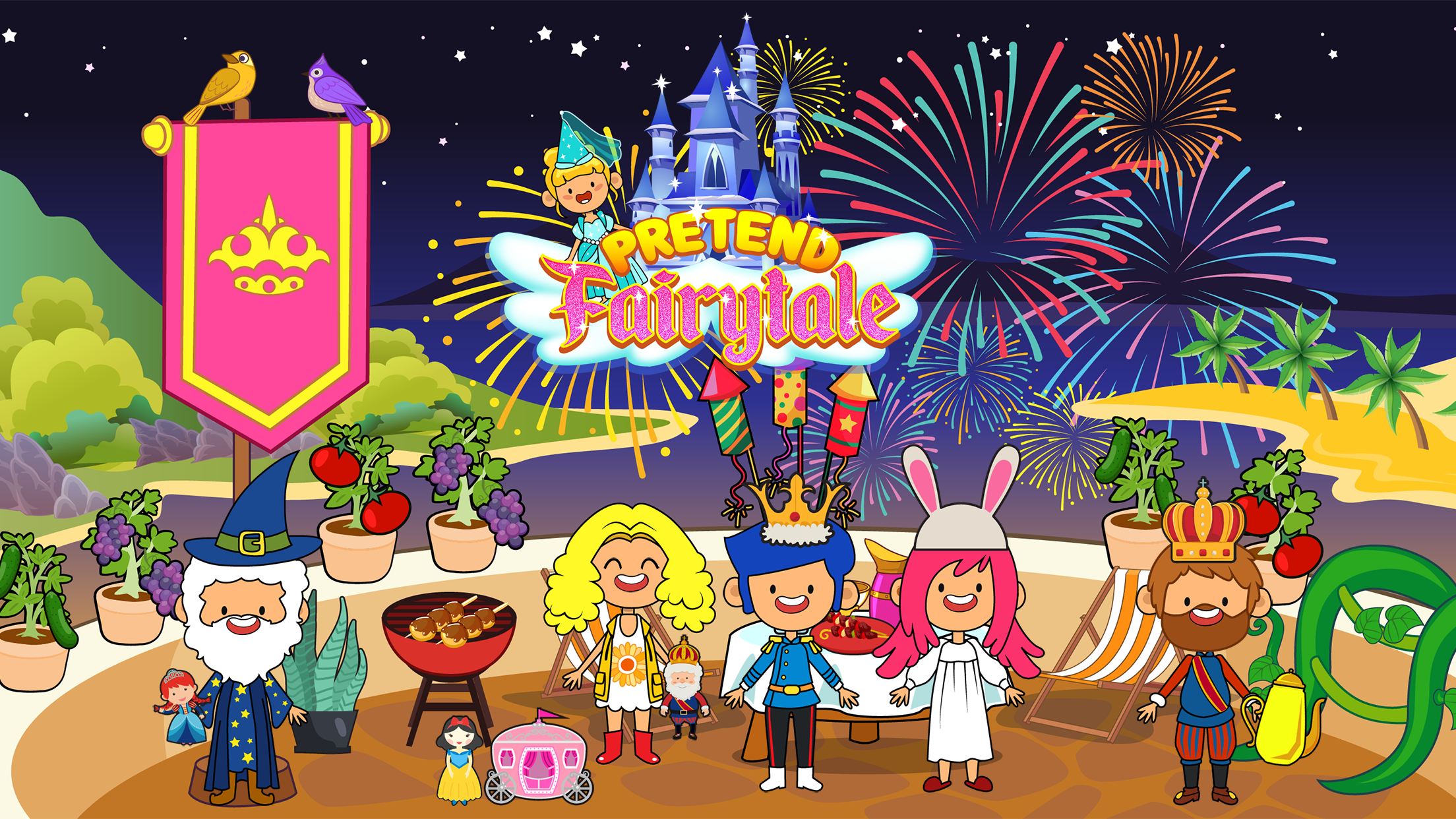 اسکرین شات 5 بازی My Pretend Fairytale Land