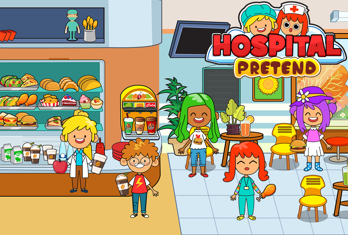 اسکرین شات 3 بازی My Pretend Hospital Town Life